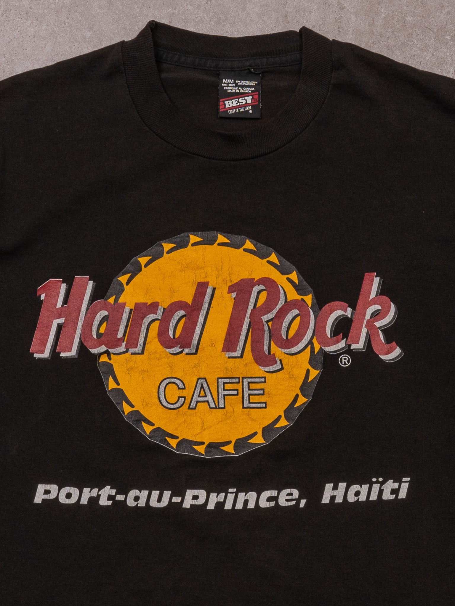 Vintage 90s Hard Rock Cafe Port-Du-Prince Haiti (S)