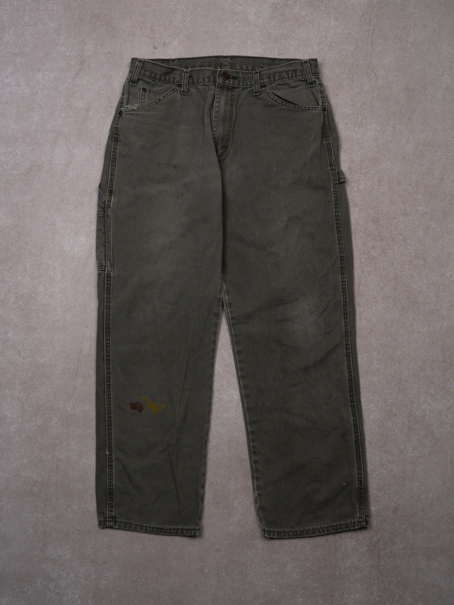 Vintage Dickies Olive Relaxed Fit Cargo Pants (34 x 30)