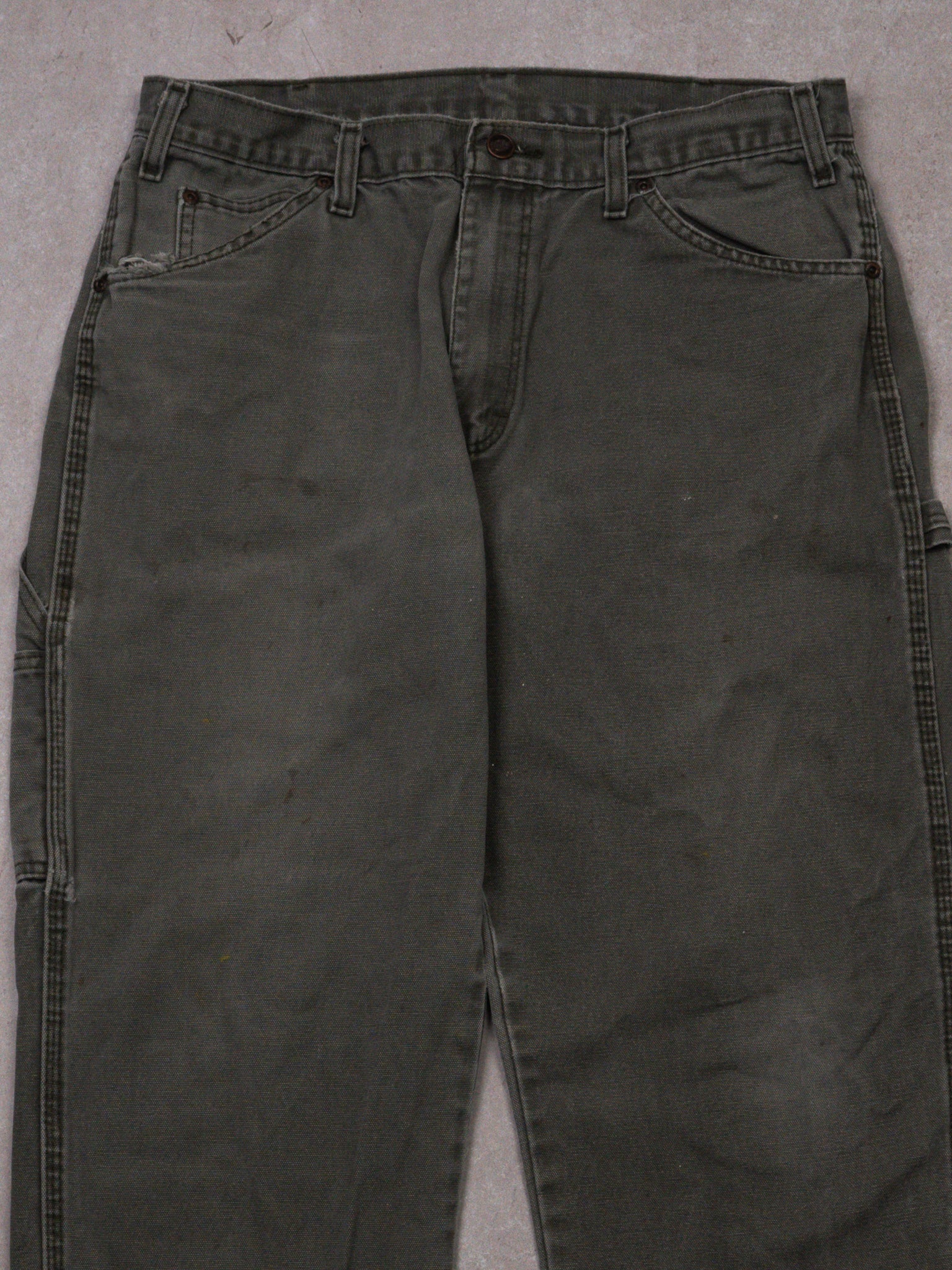 Vintage Dickies Olive Relaxed Fit Cargo Pants (34 x 30)