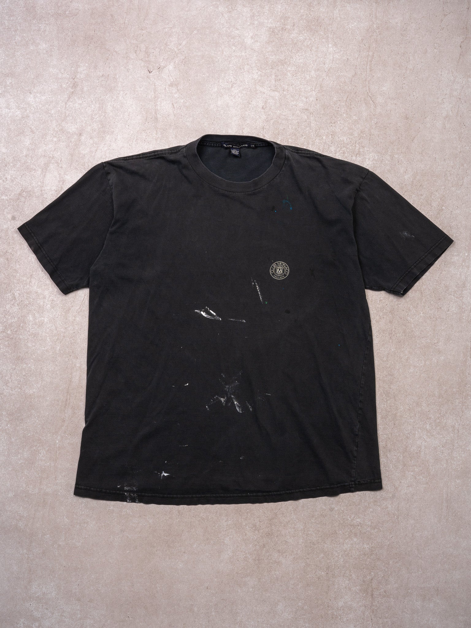 Vintage 90s Club Monaco Paint Splashed Tee (L)
