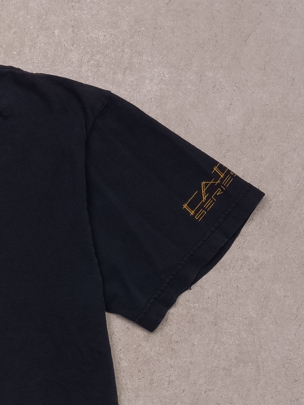 Vintage Y2K Washed Black Nike "Cab Fare" Graphic Tee (M)