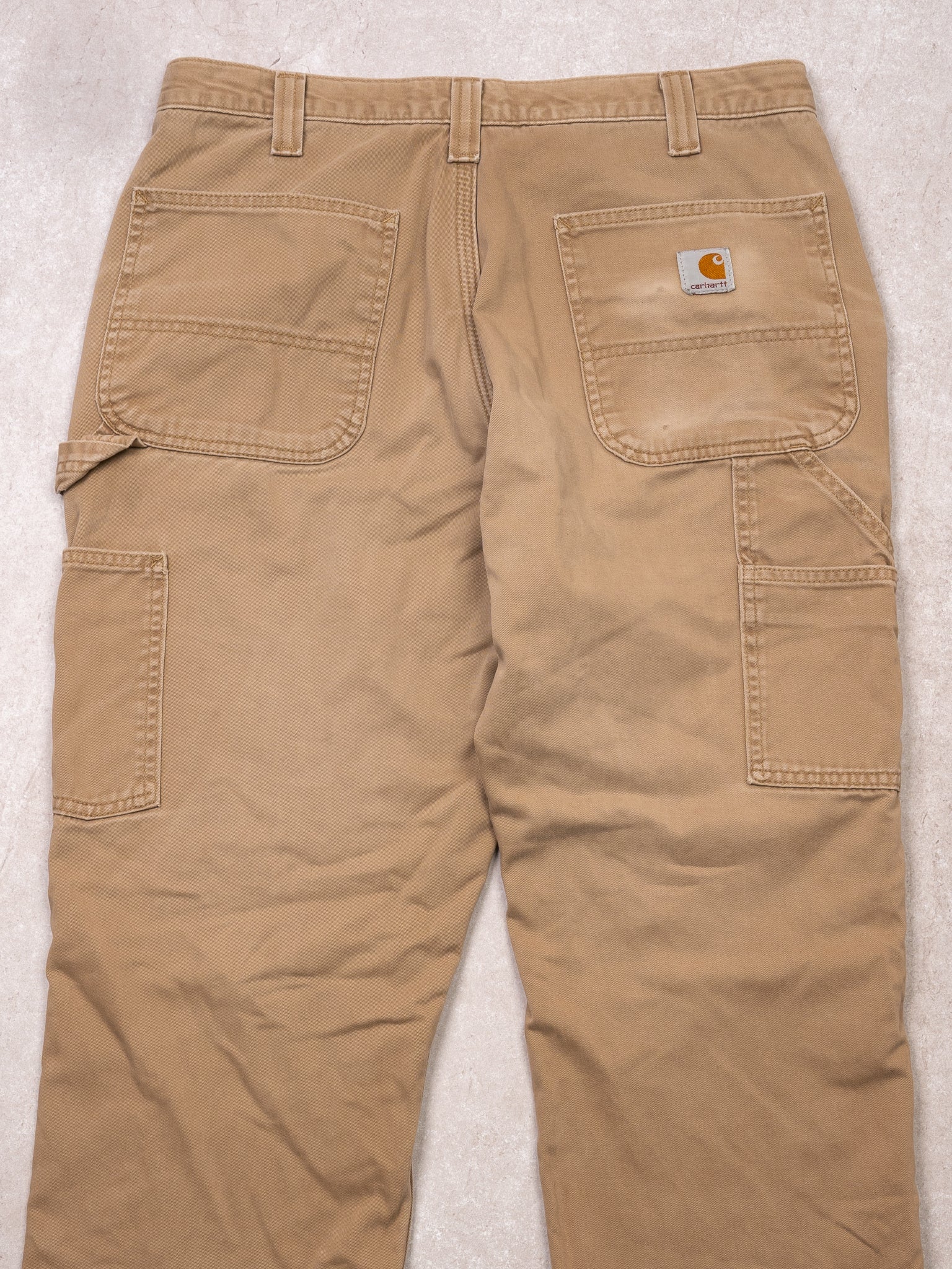Vintage Beige Carhartt Relax Fit Cargo Pants (32 x 30)