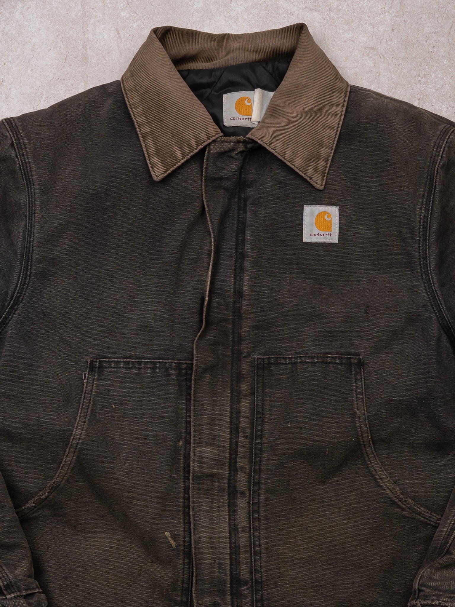 Vintage Rugged Washed Brown Carhartt Arctic Jacket (M/L)