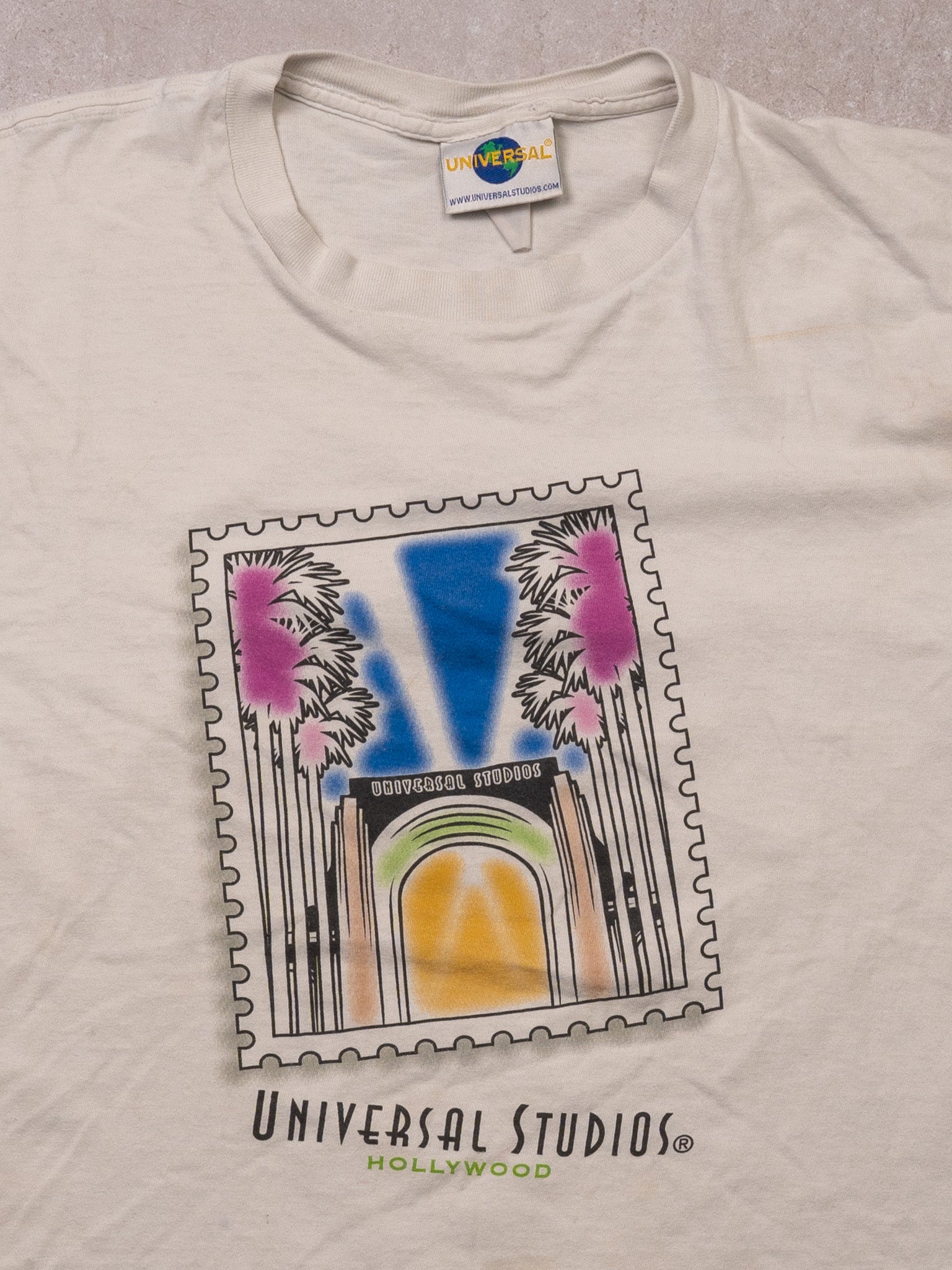 Vintage 90s RARE Universal Studios Hollywood Tee (M)