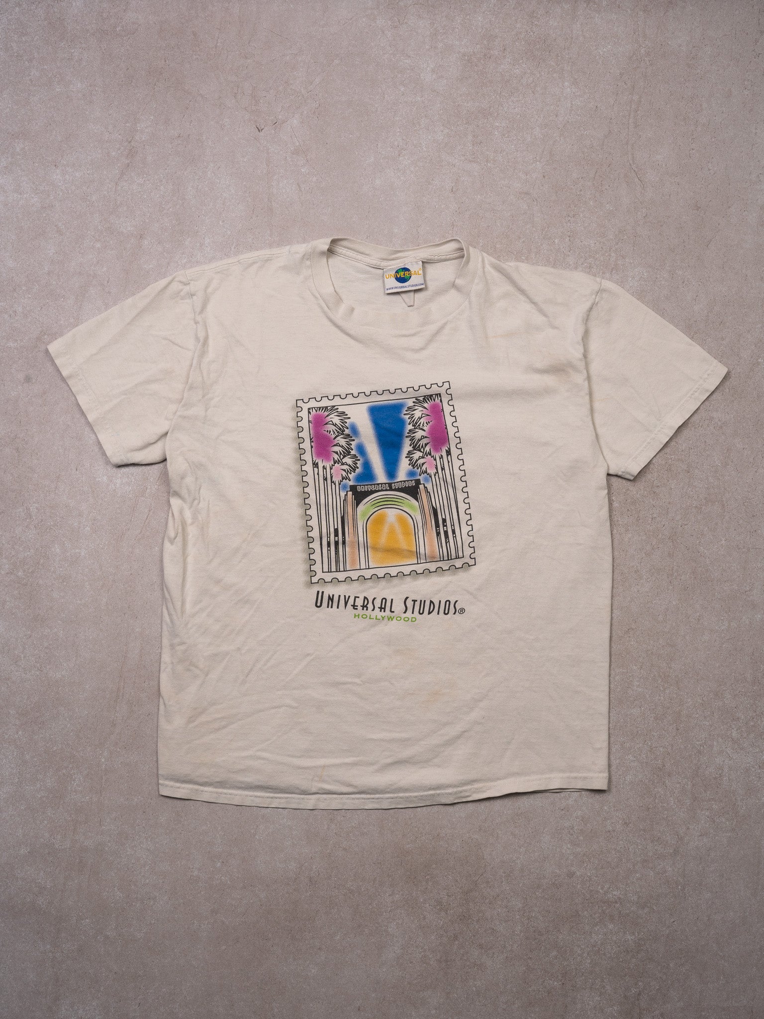 Vintage 90s RARE Universal Studios Hollywood Tee (M)
