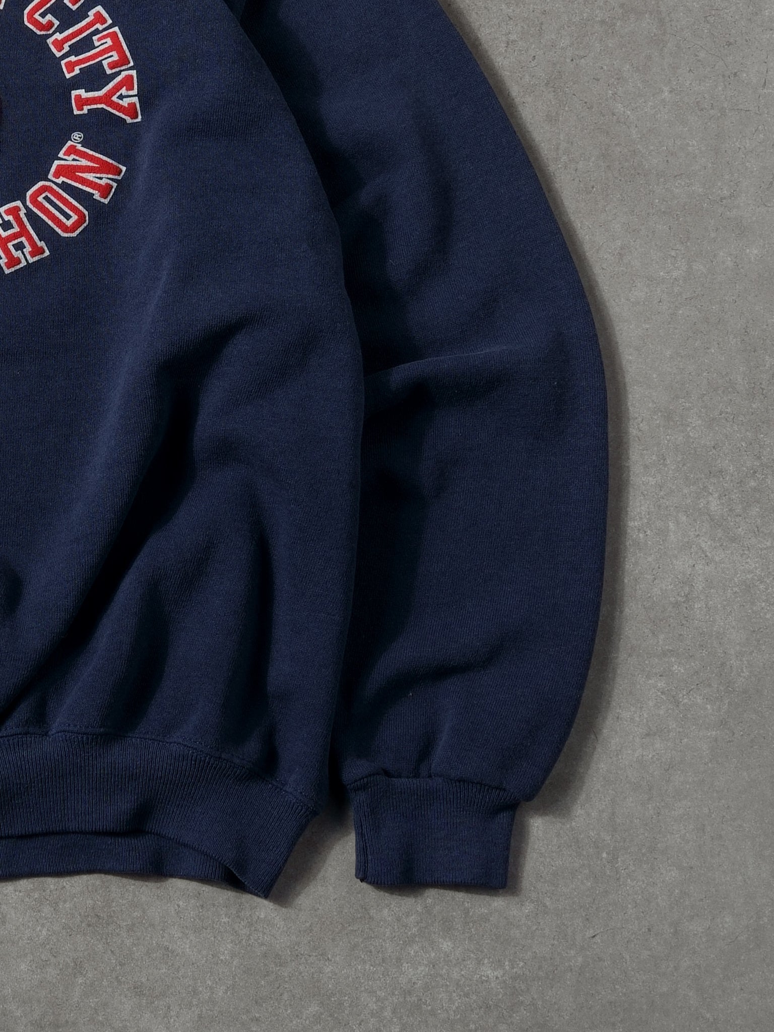 Vintage 90s Navy Blue New York City Marathon Crewneck (L)