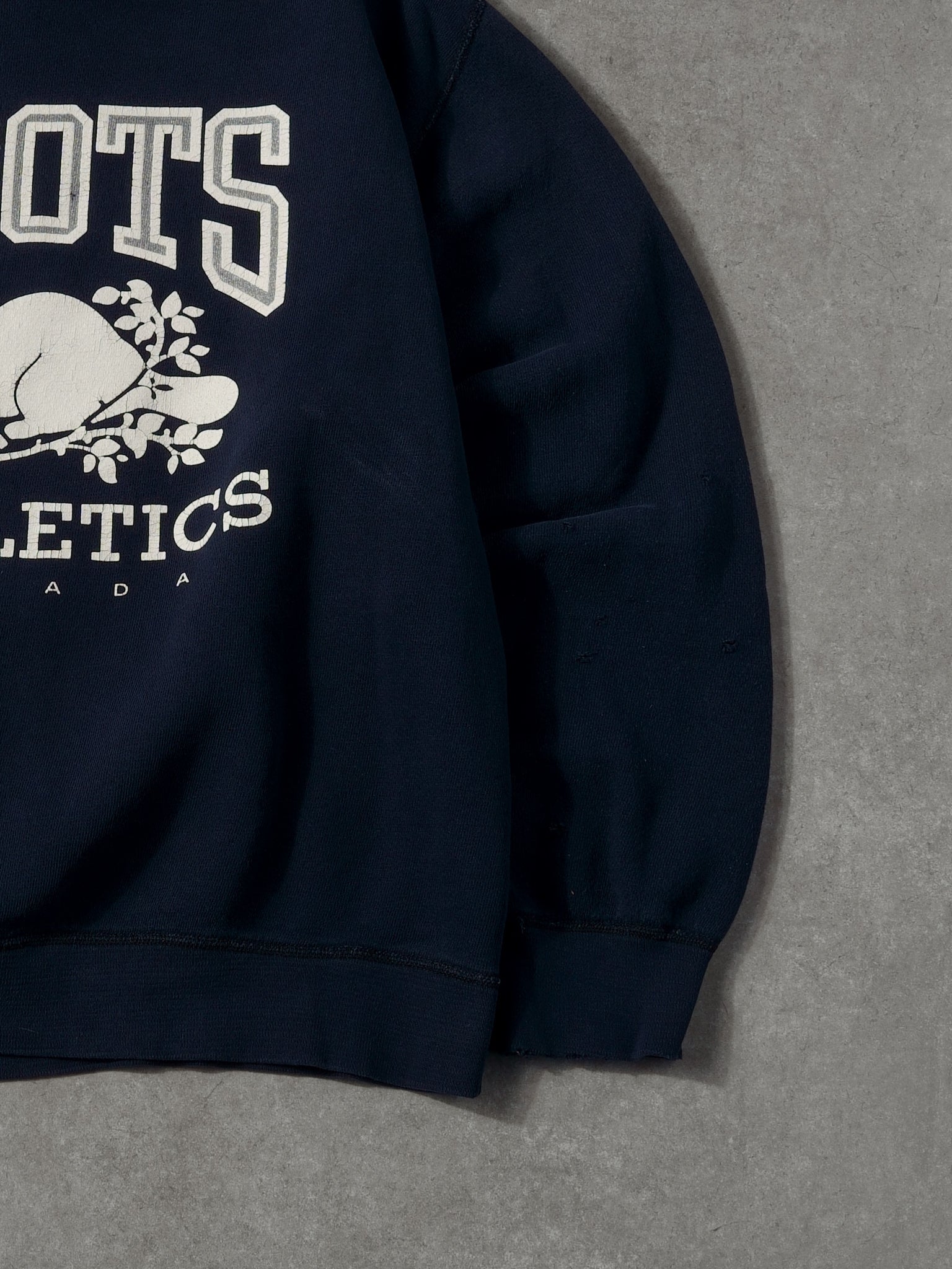 Vintage 90s Navy Blue Roots Athletics Crewneck (M)