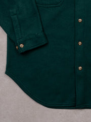 Vintage 80s Green Northwest Fleece Button Up  (L)