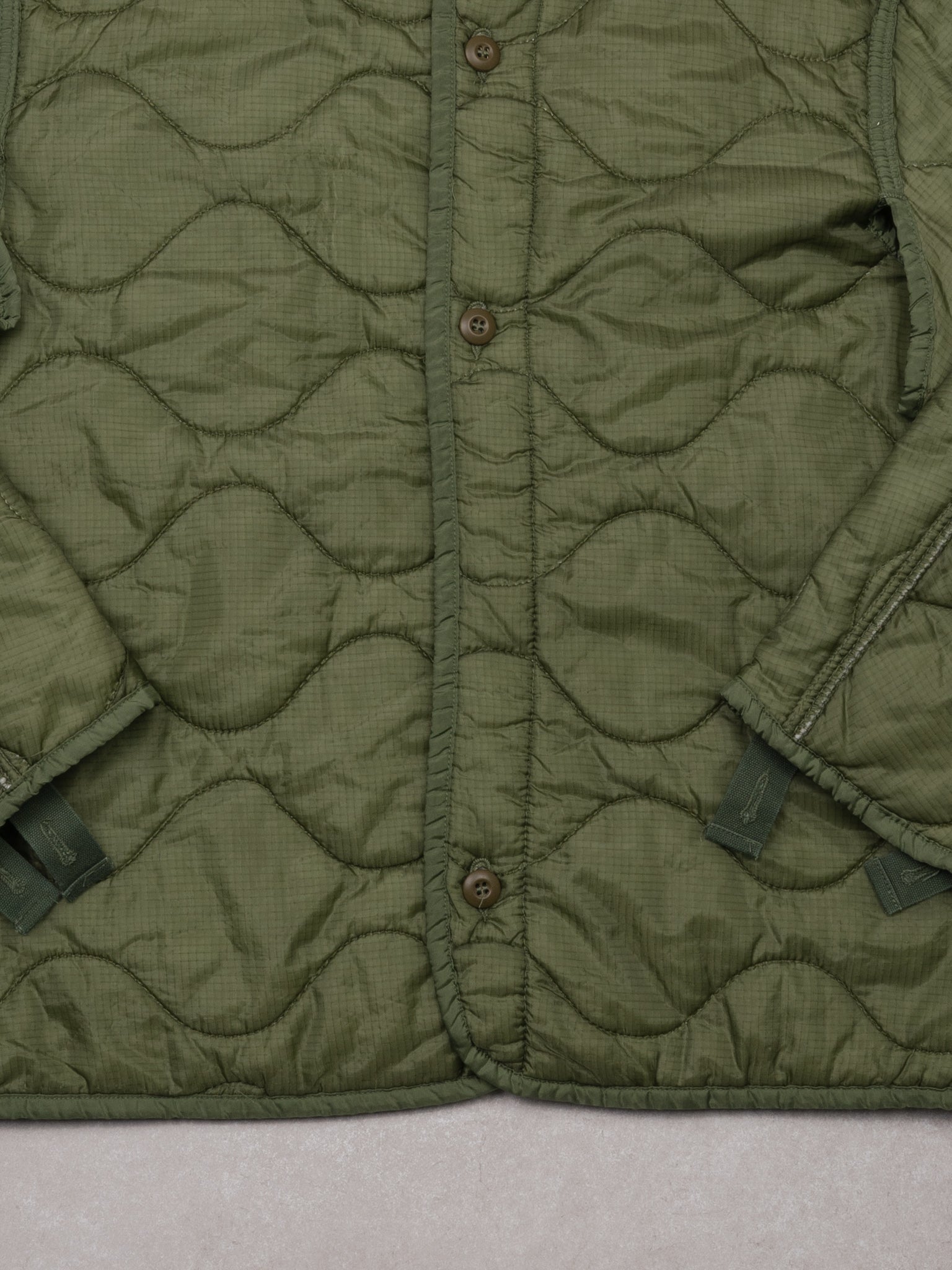Vintage 80s Green Army Liner Jacket 3.0 (L/XL)