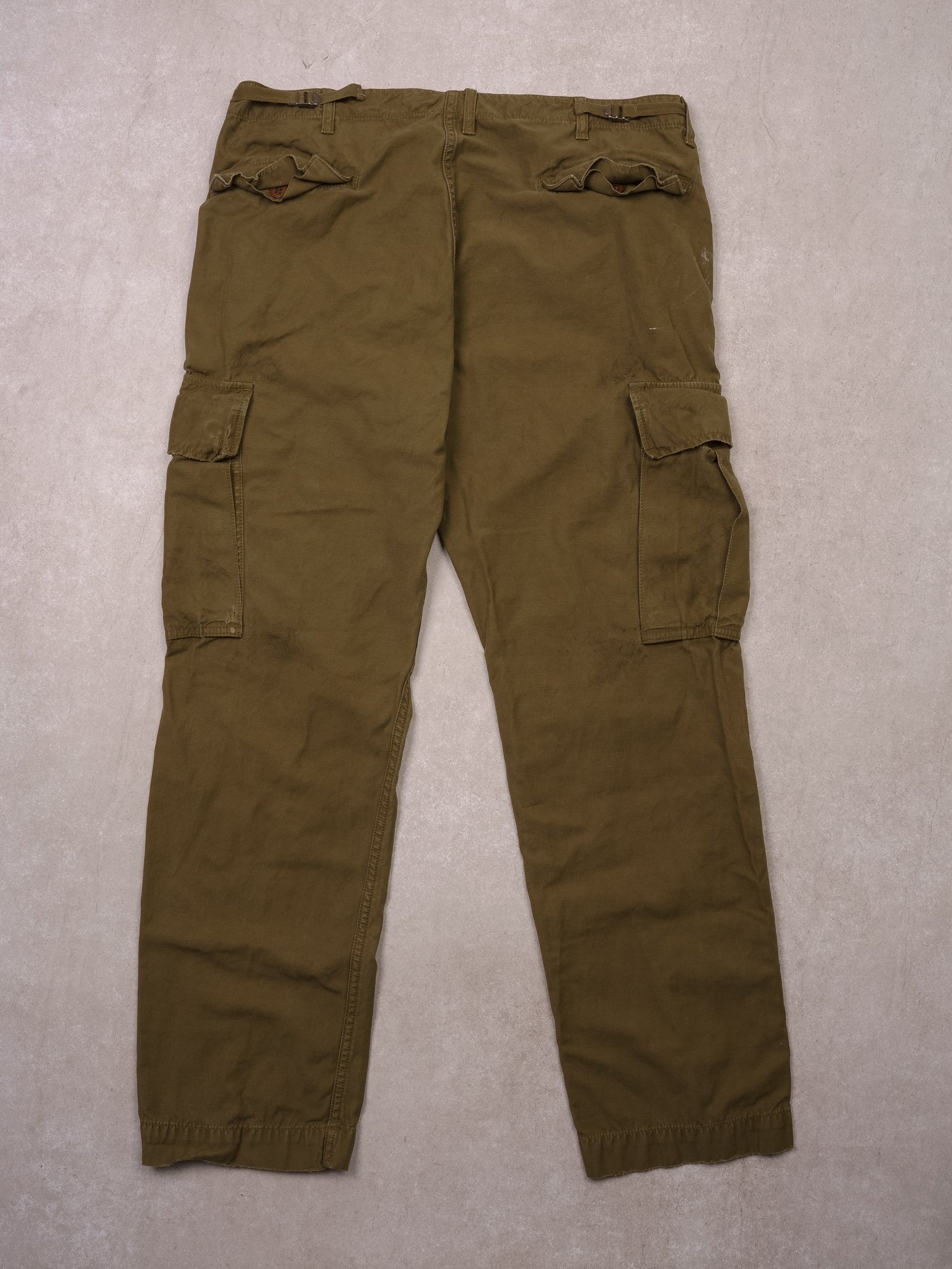 Vintage Washed Olive Green Levi's Cargo Pants (38x30)