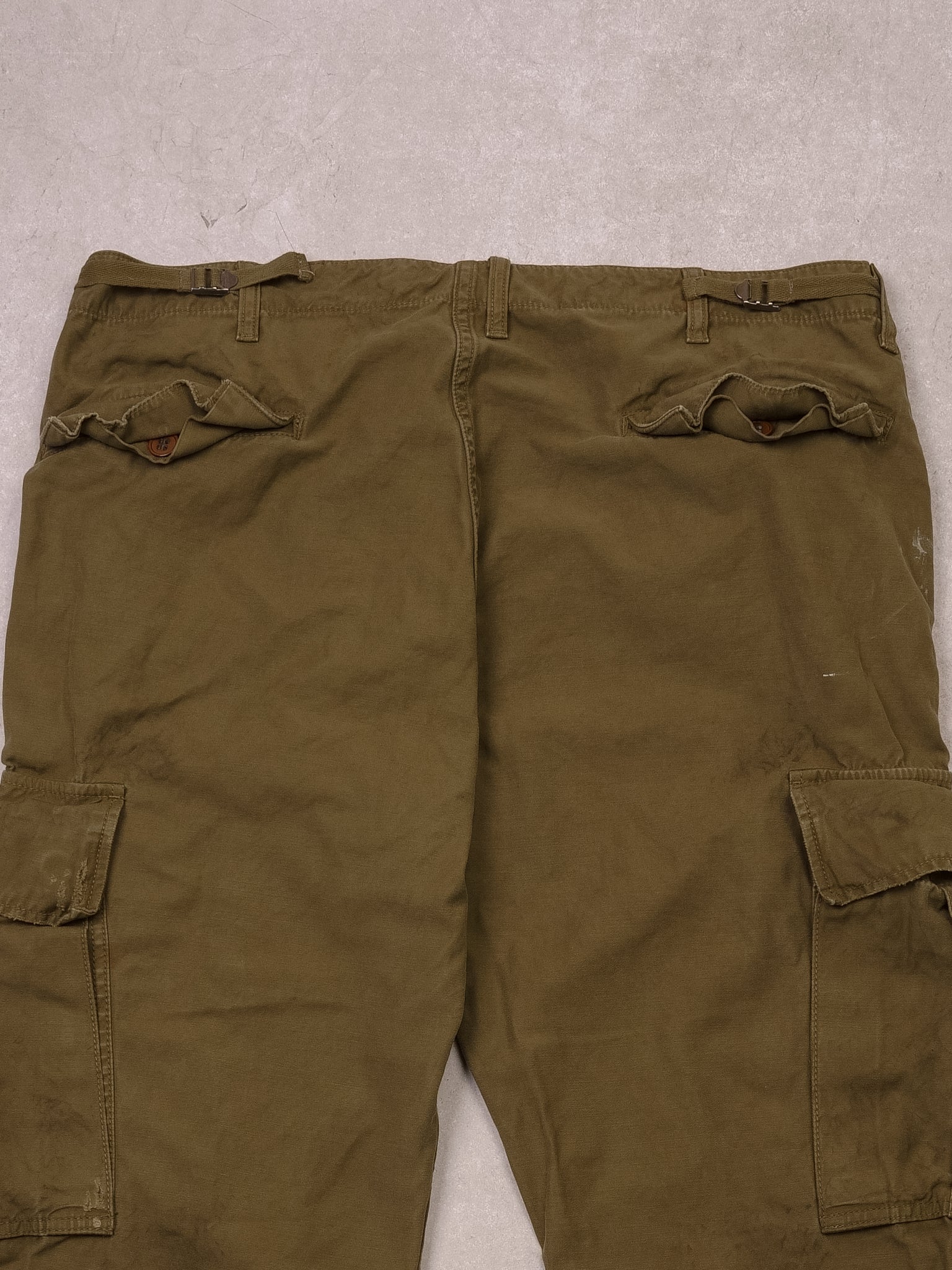 Vintage Washed Olive Green Levi's Cargo Pants (38x30)