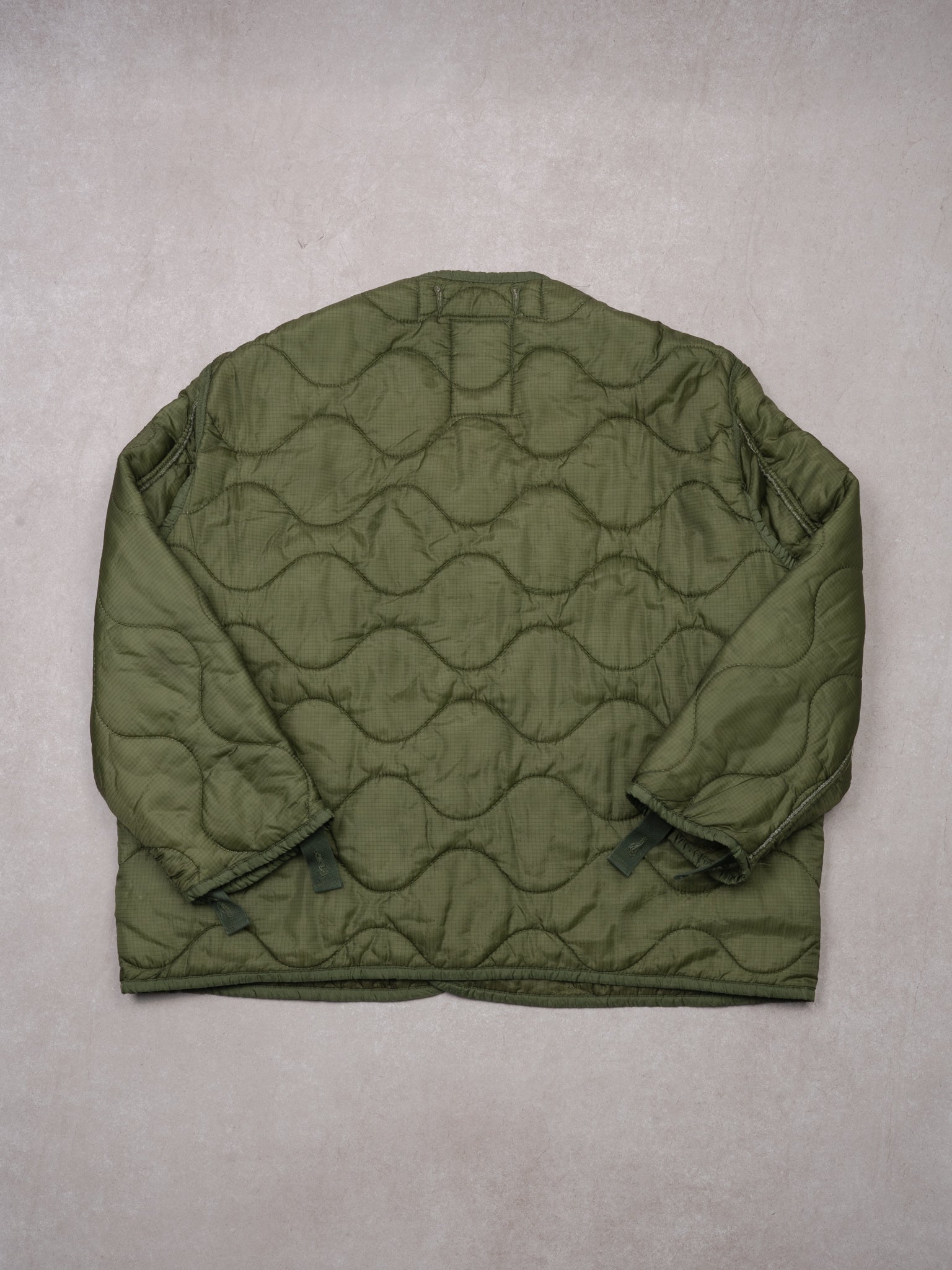 Vintage 80s Green Army Liner Jacket 3.0 (L/XL)