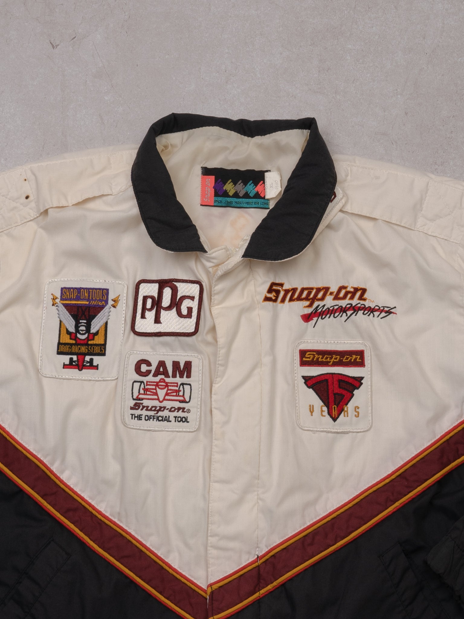 Vintage RARE 90s Authentic Snap-on 75 year Racing Jacket (L/XL)