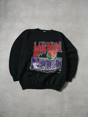 VIntage 96' Black Rose Bowl Northwestern Wildcats Crewneck (L)