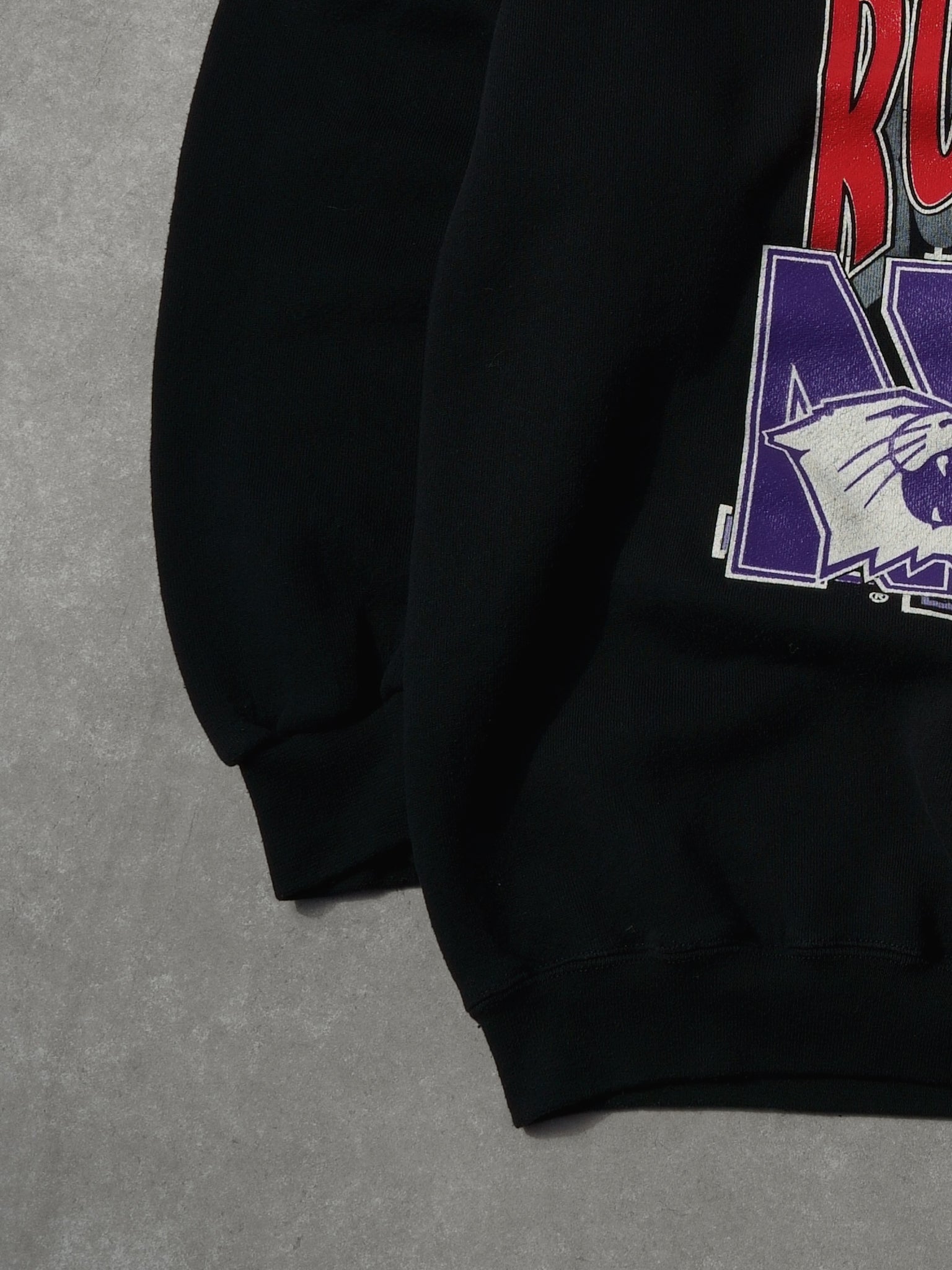 VIntage 96' Black Rose Bowl Northwestern Wildcats Crewneck (L)