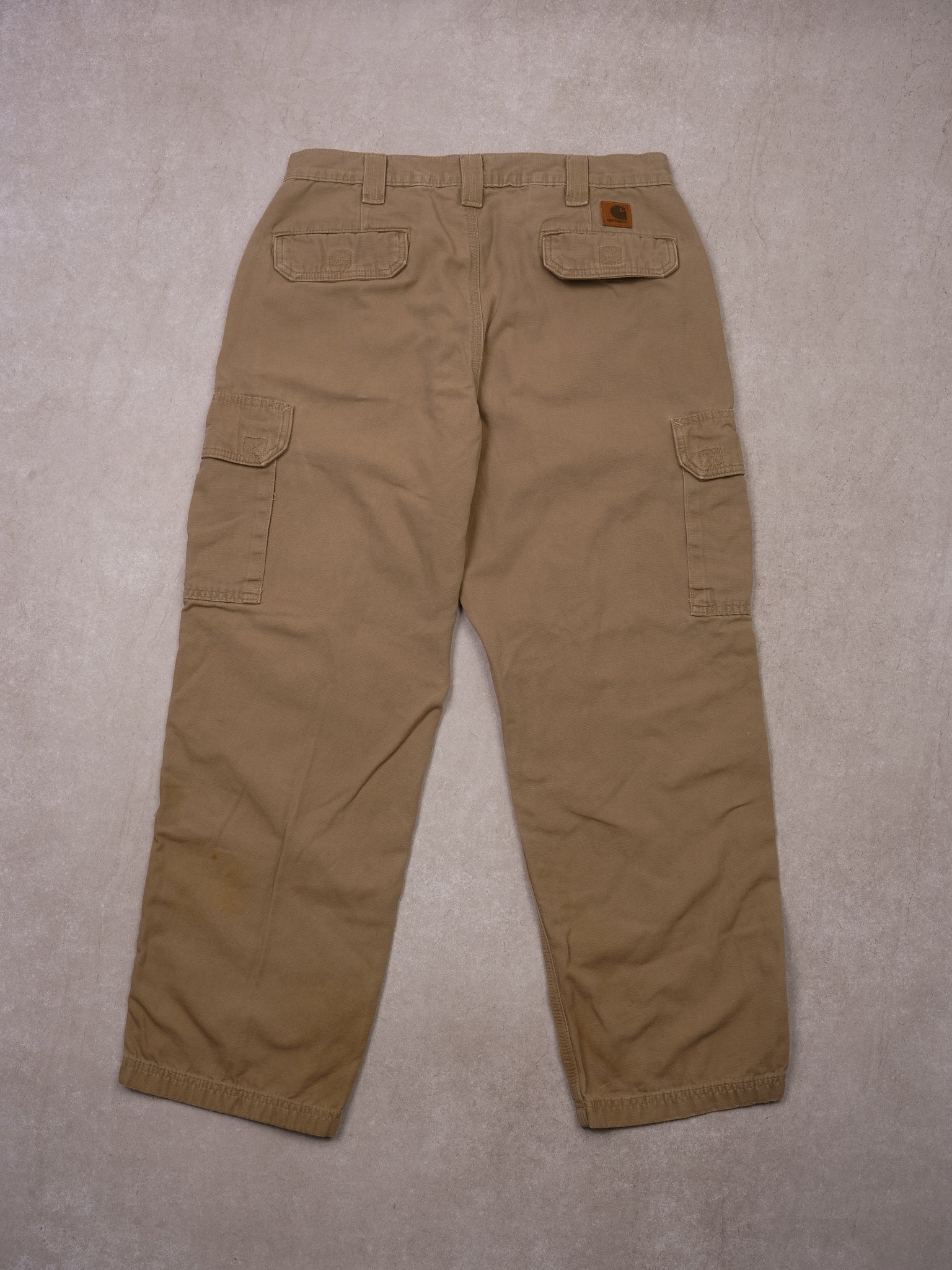 Vintage Dark Beige Carhartt Loose Fit-Cargo-Pants (32x28)
