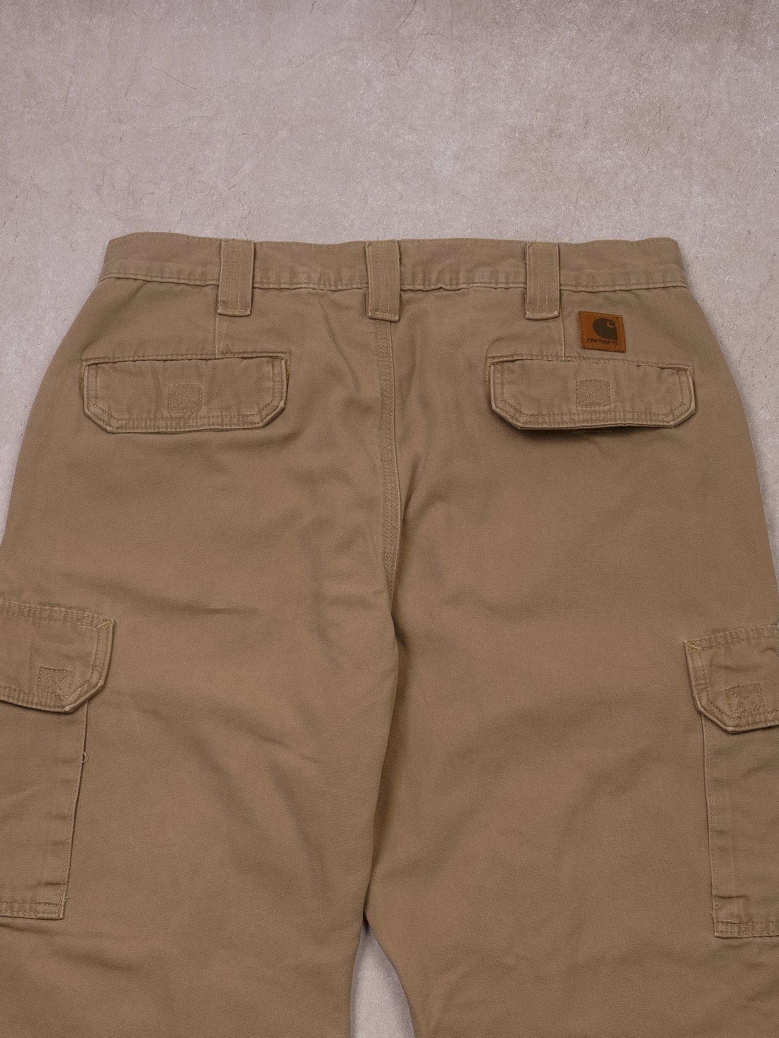 Vintage Dark Beige Carhartt Loose Fit-Cargo-Pants (32x28)