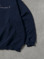 Vintage 90s Navy Blue Eddie Bauers Crewneck (XL)