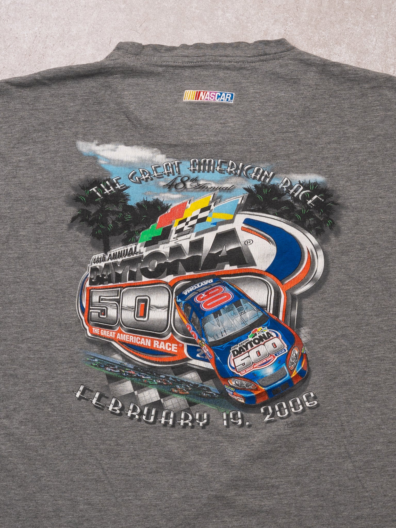 Vintage '06 Grey 48th Annual Daytona Race Tee (L)