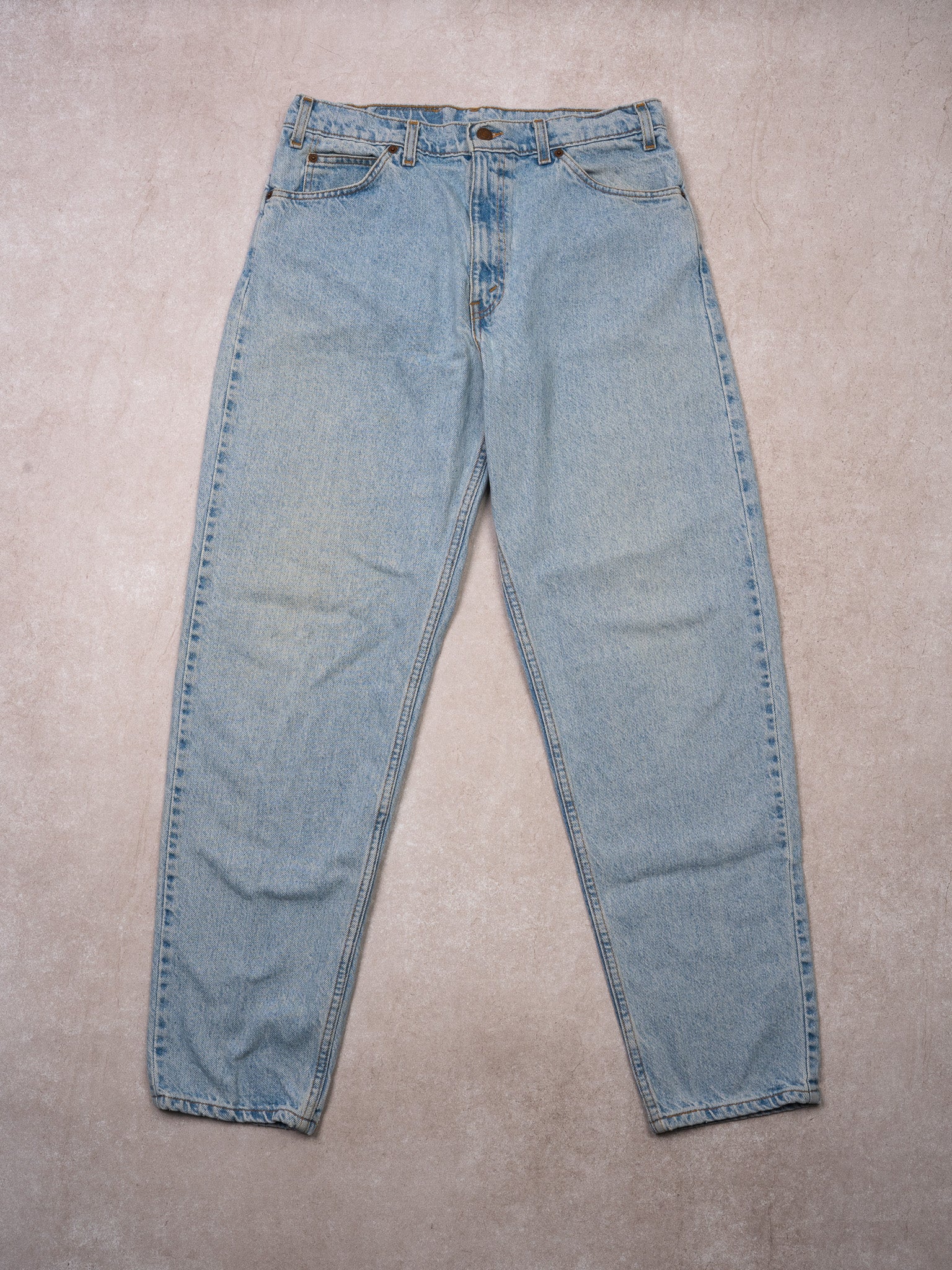 Vintage 1970s Light Blue Levi 550 Relax Fit Jeans (30 x 32)
