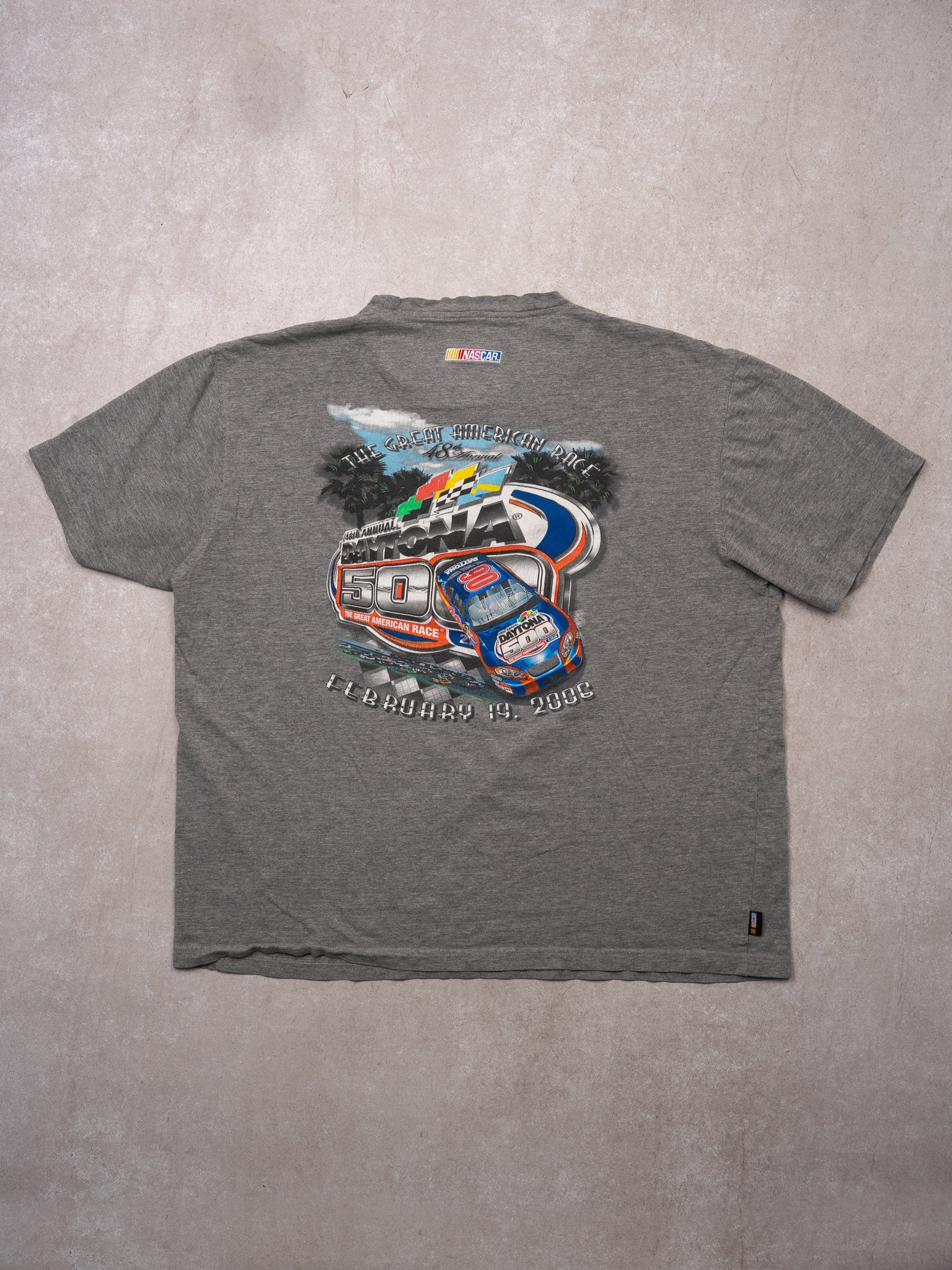Vintage '06 Grey 48th Annual Daytona Race Tee (L)