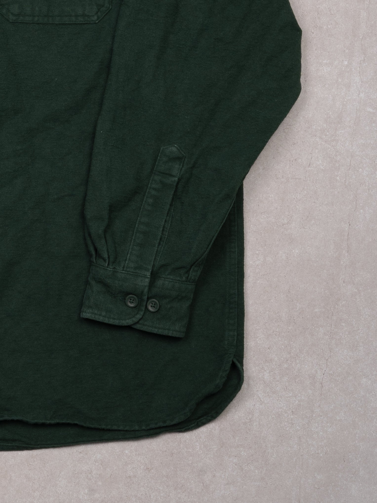 Vintage 90s Forestgreen LL Bean Cotton Button Up (XL)