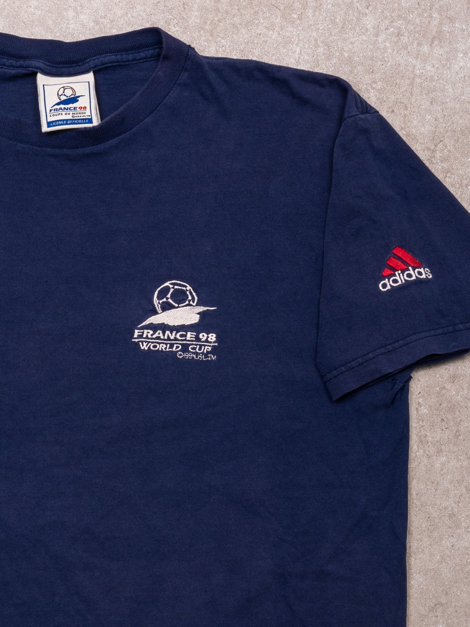 VIntage '98 Adidas x France World Cup Official Tee (M)