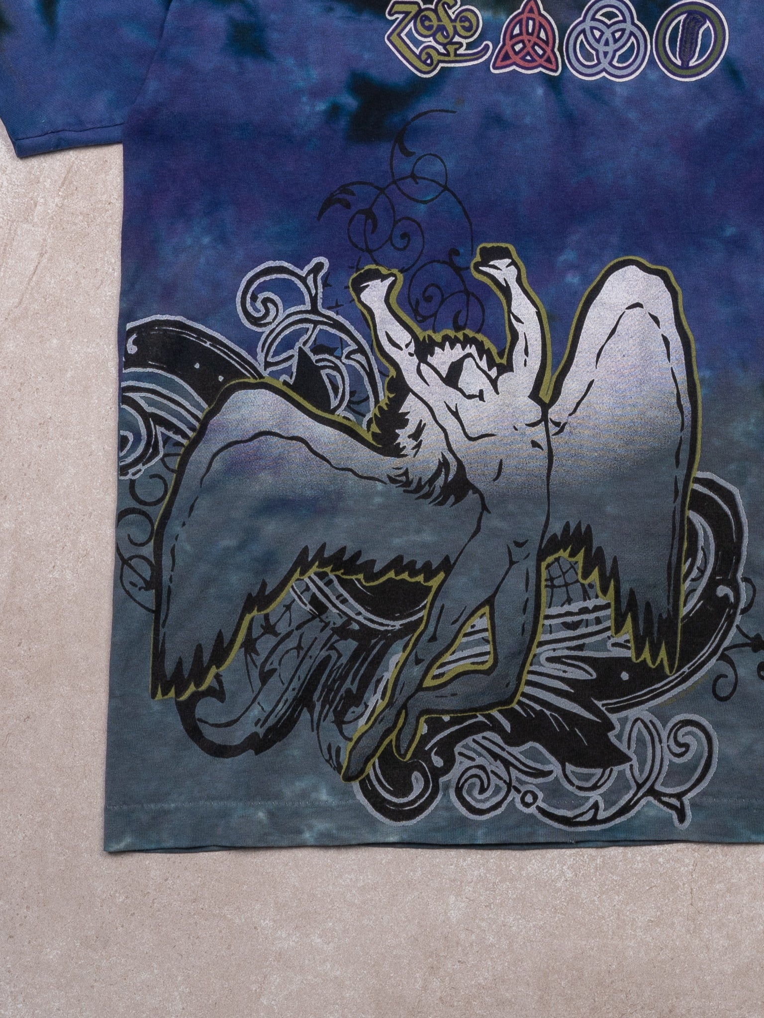 Vintage Rare Led Zeppelin Icarus x Liquid Blue Tee (S)