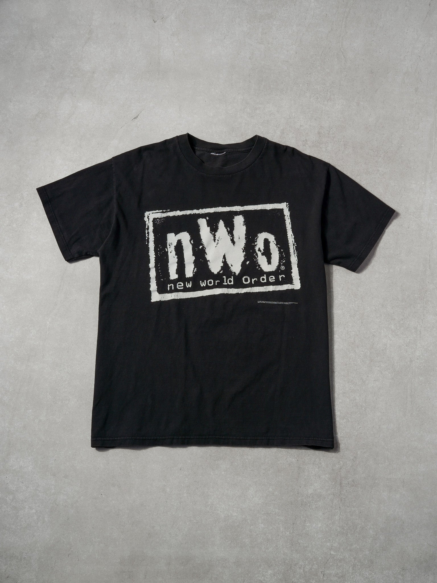 Vintage 98' Black New World Order Graphic Tee (M/L)