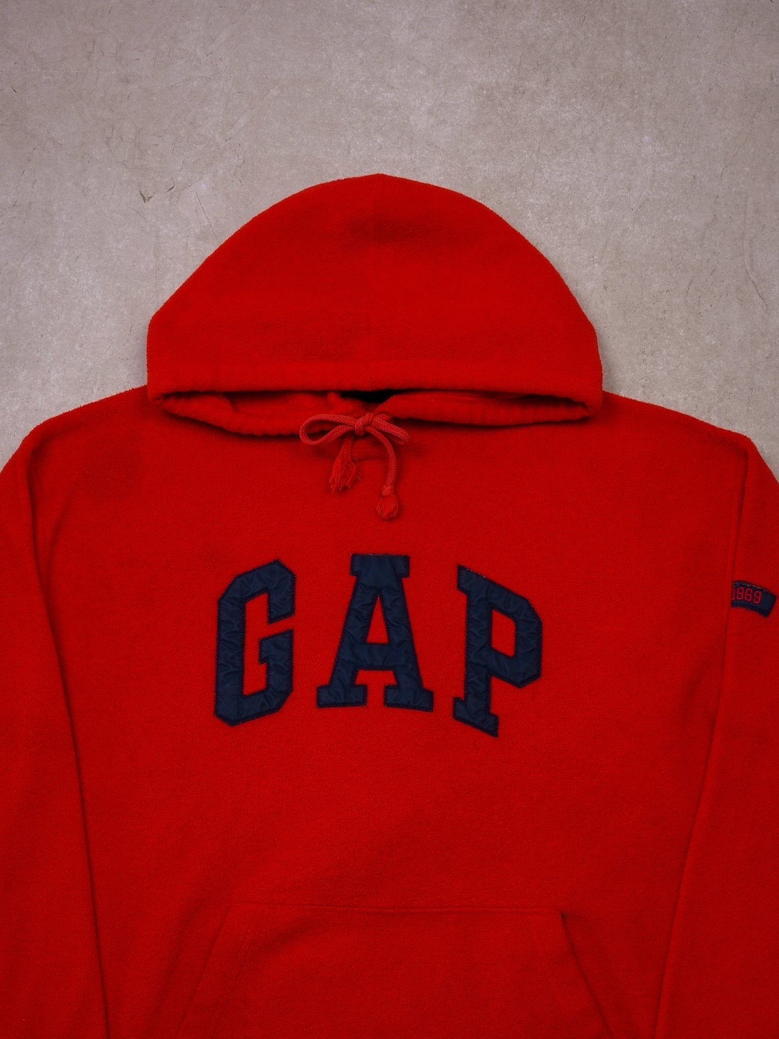 Vintage 90s Red Gap Fleece Hoodie (L)