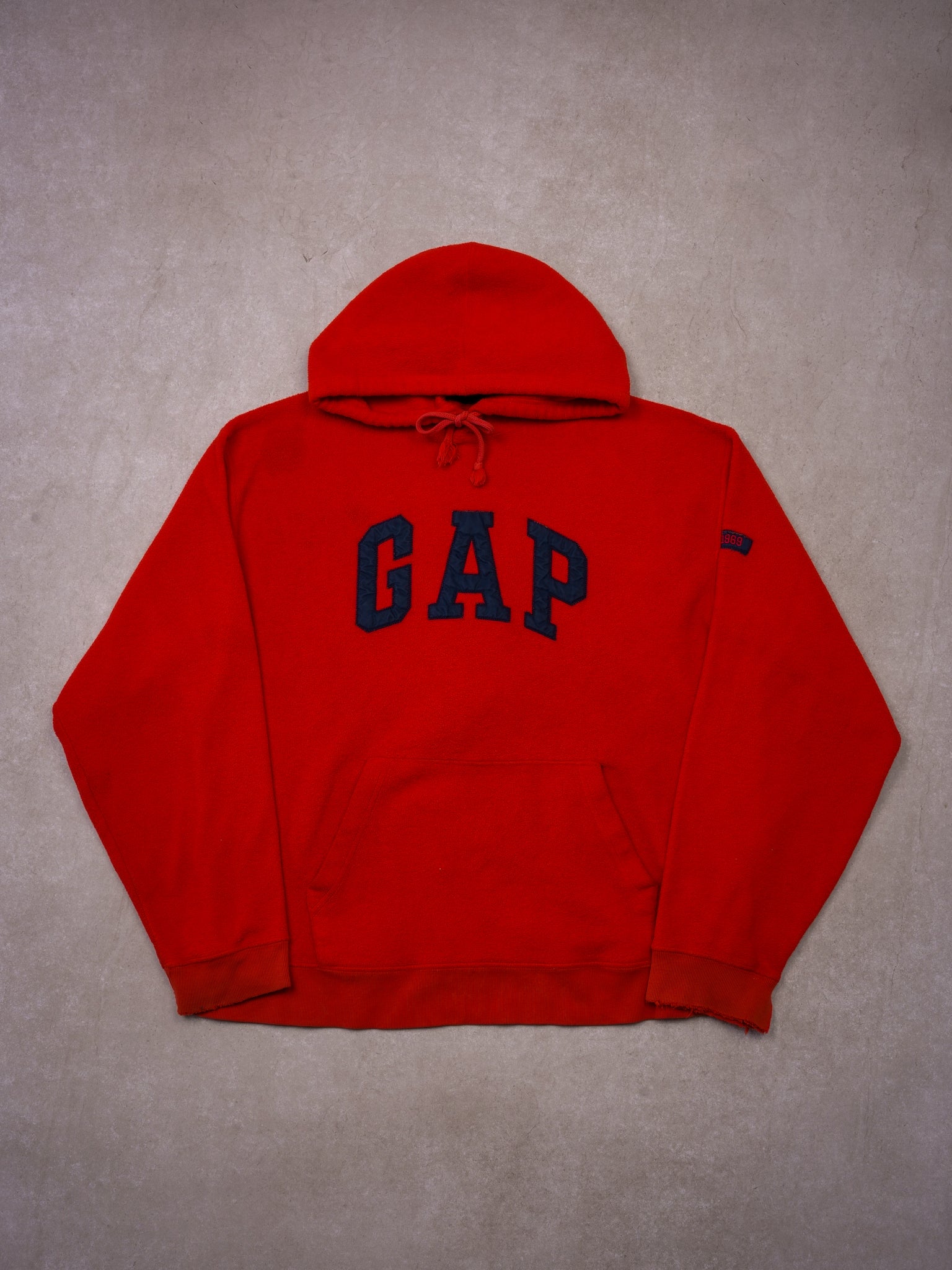 Vintage 90s Red Gap Fleece Hoodie (L)