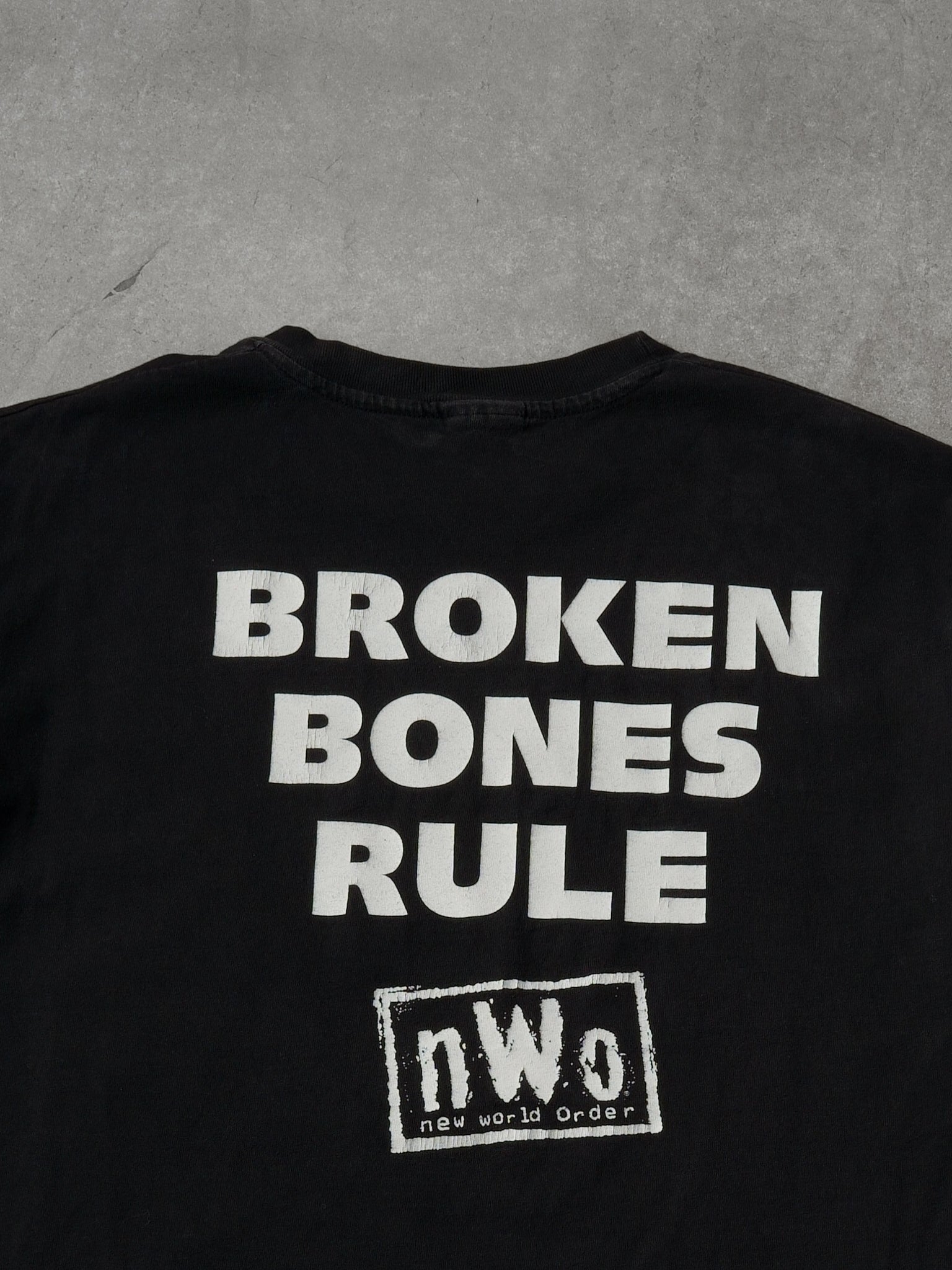 Vintage 98' Black New World Order Graphic Tee (M/L)