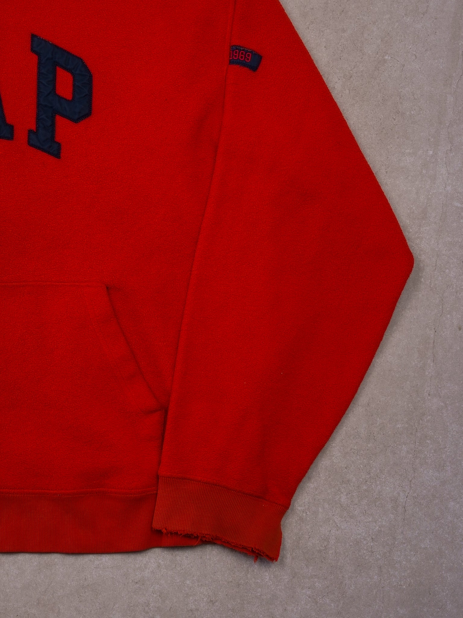 Vintage 90s Red Gap Fleece Hoodie (L)