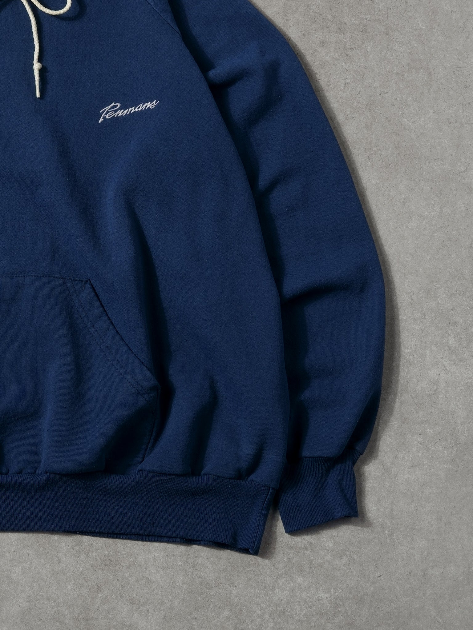 Vintage 80s Navy Blue Pennans Hoodie (L)