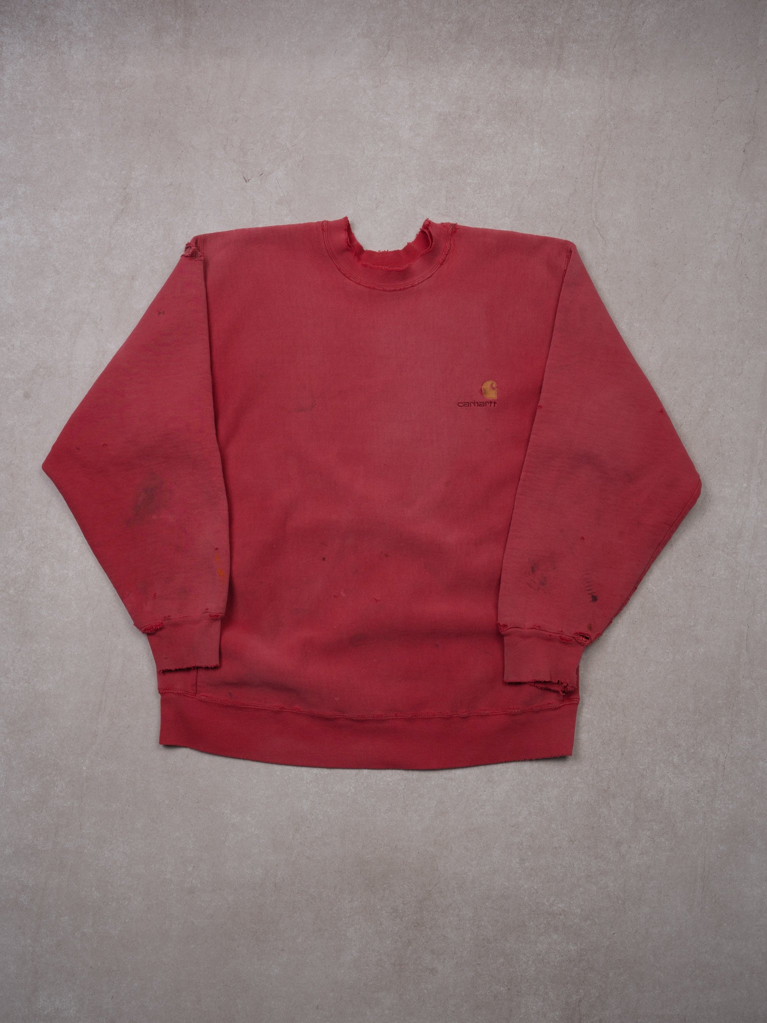 Vintage 90s Rugged Faded Red Carhartt Outdoorwear Crewneck (M ...