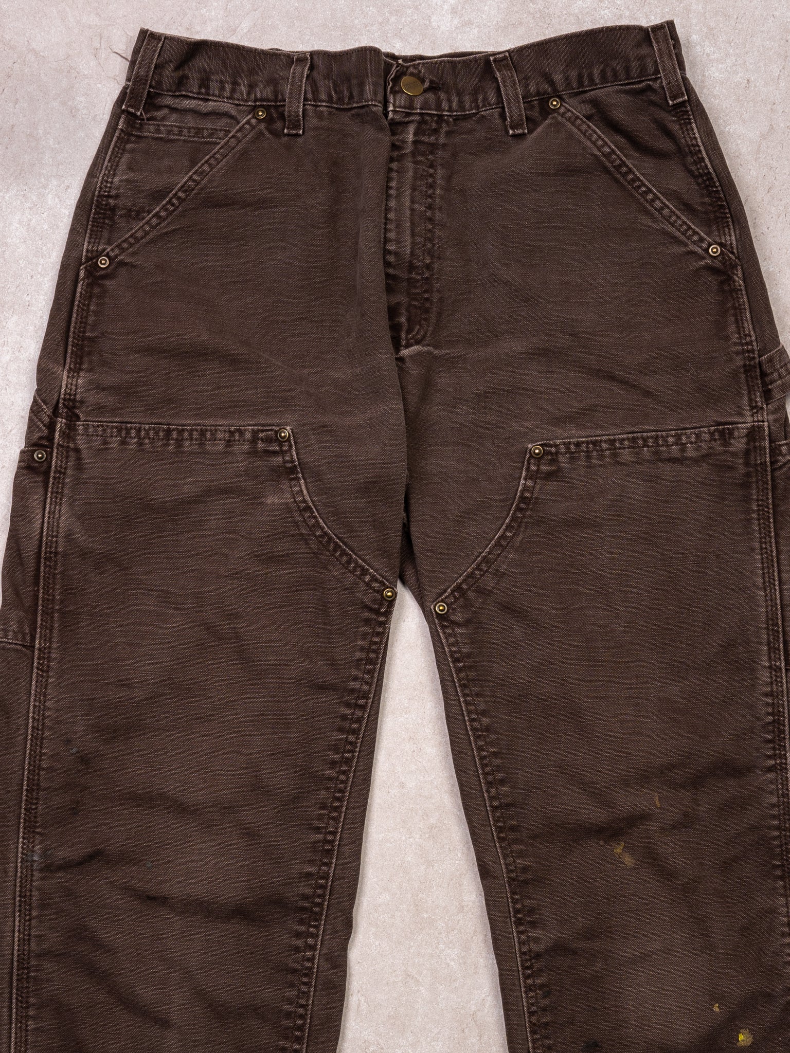 Vintage Brown Carhartt Double Knee Cargo Pants (30 x 32)