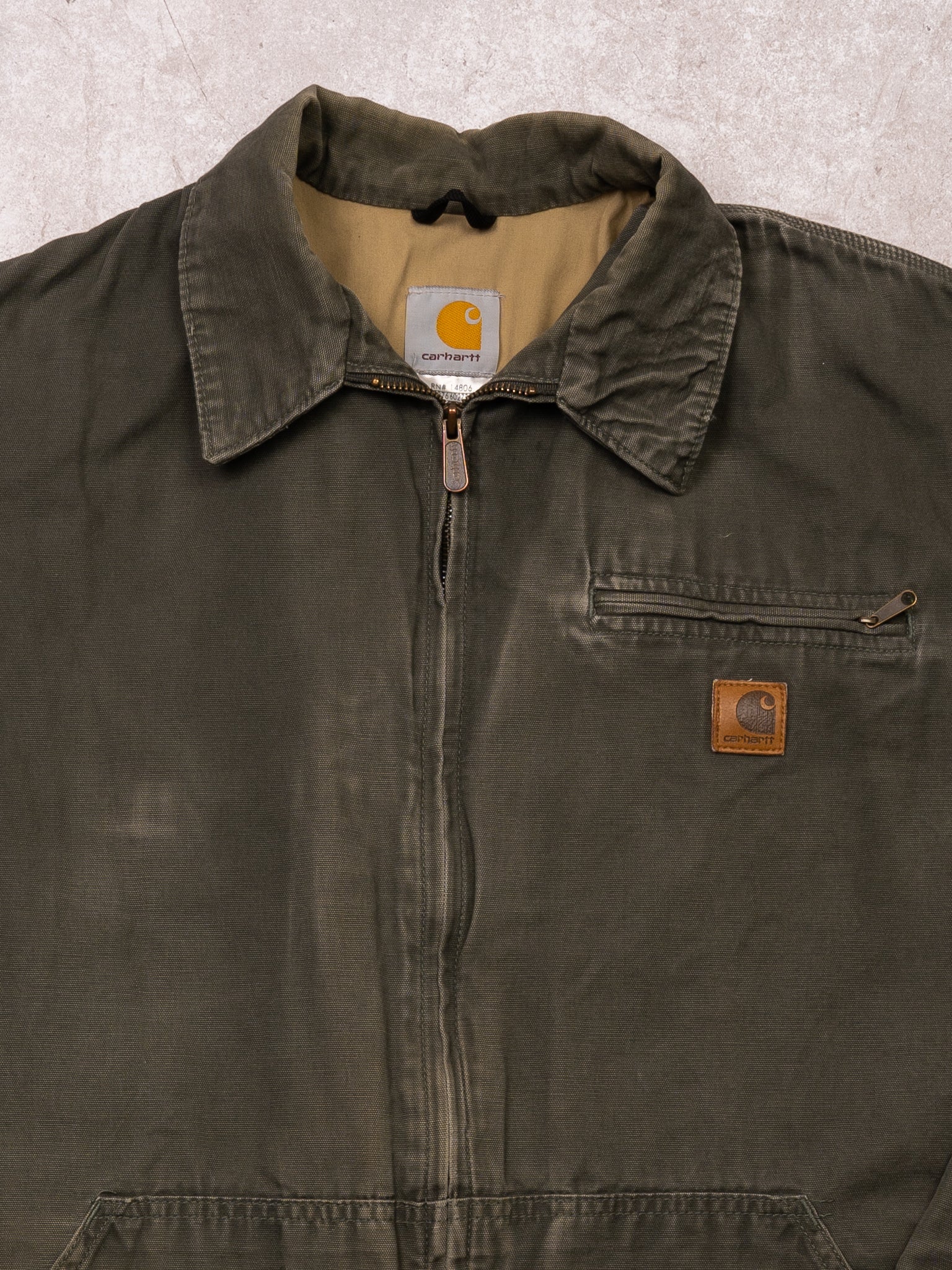 Vintage 90s Moss Green Carhartt Hamilton Jacket (L)
