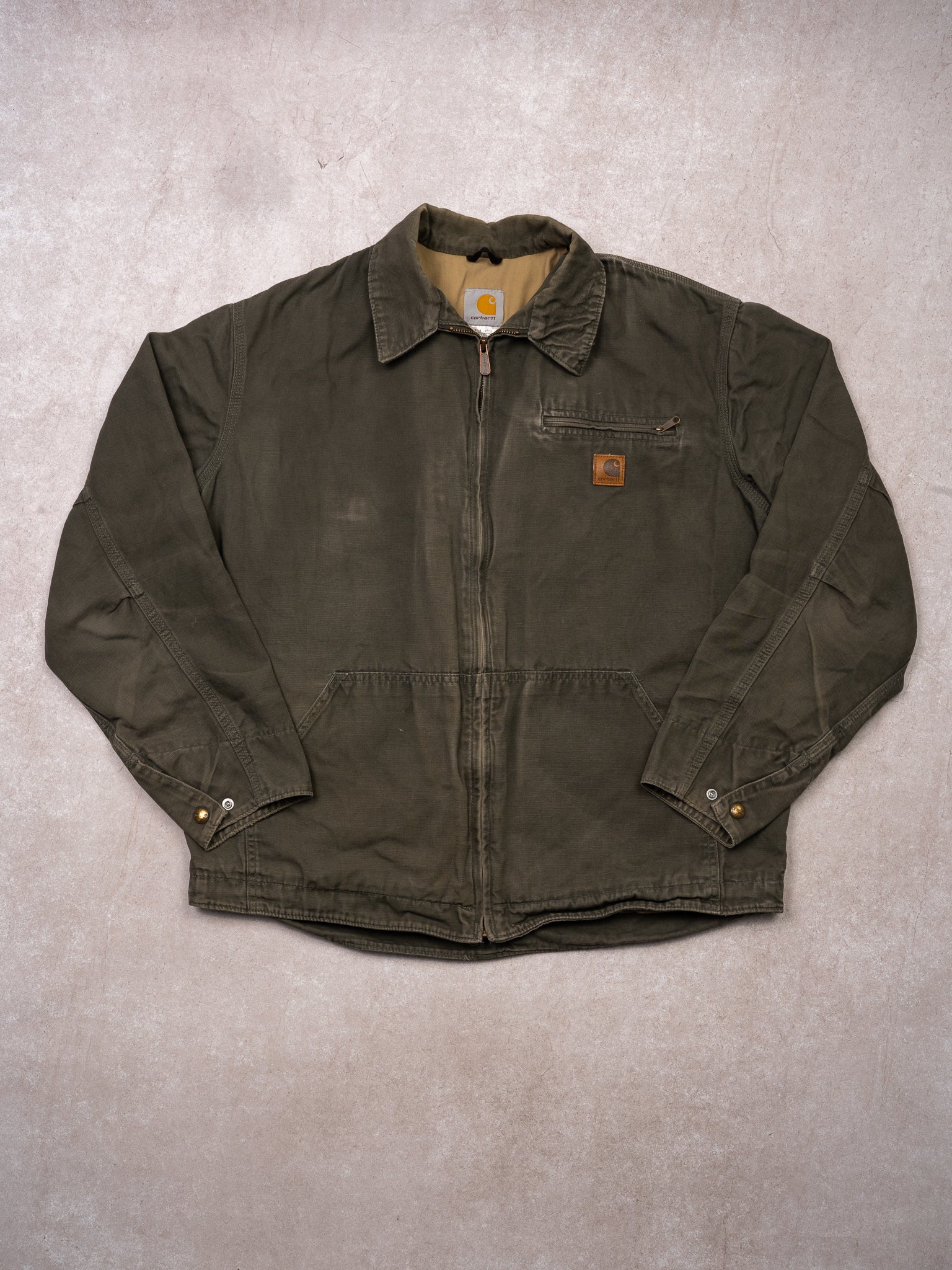 Vintage 90s Moss Green Carhartt Hamilton Jacket (L)