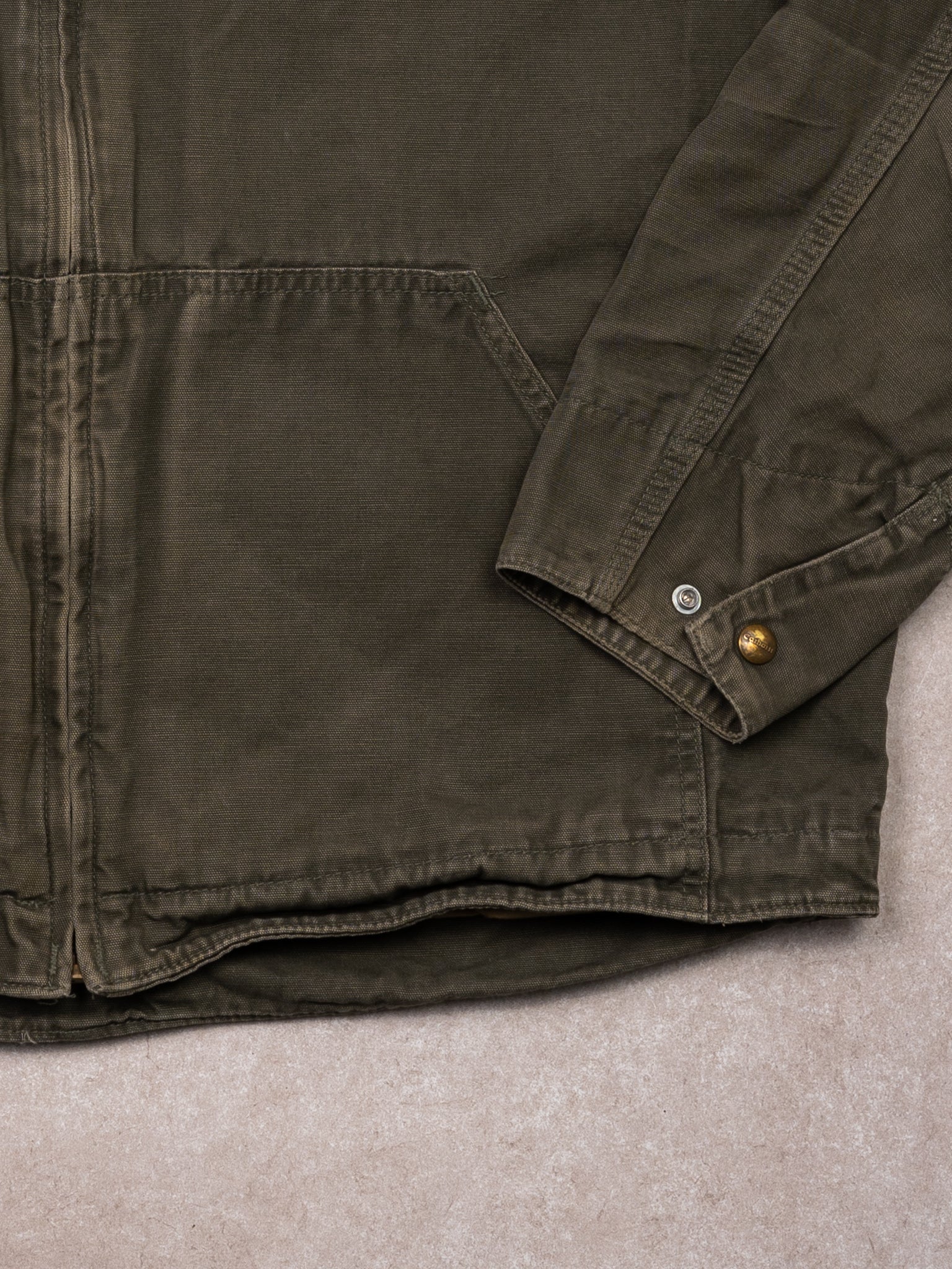 Vintage 90s Moss Green Carhartt Hamilton Jacket (L)