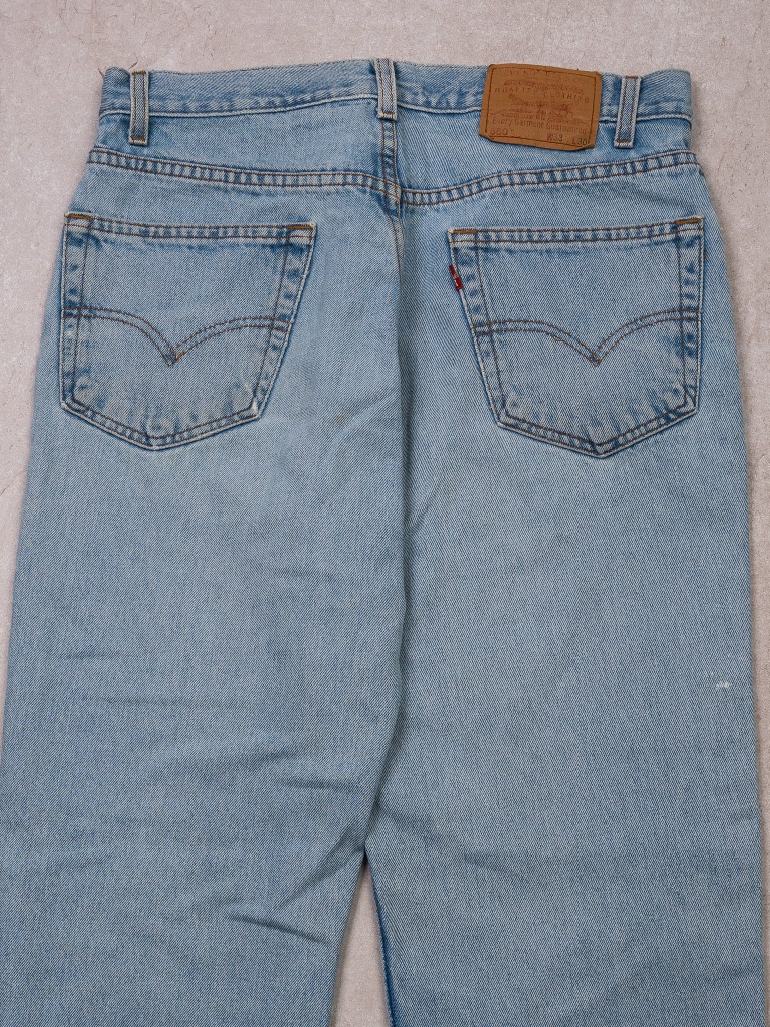 Vintage 90s Light Blue Relax Fit Levi 550 Jeans (32X30)