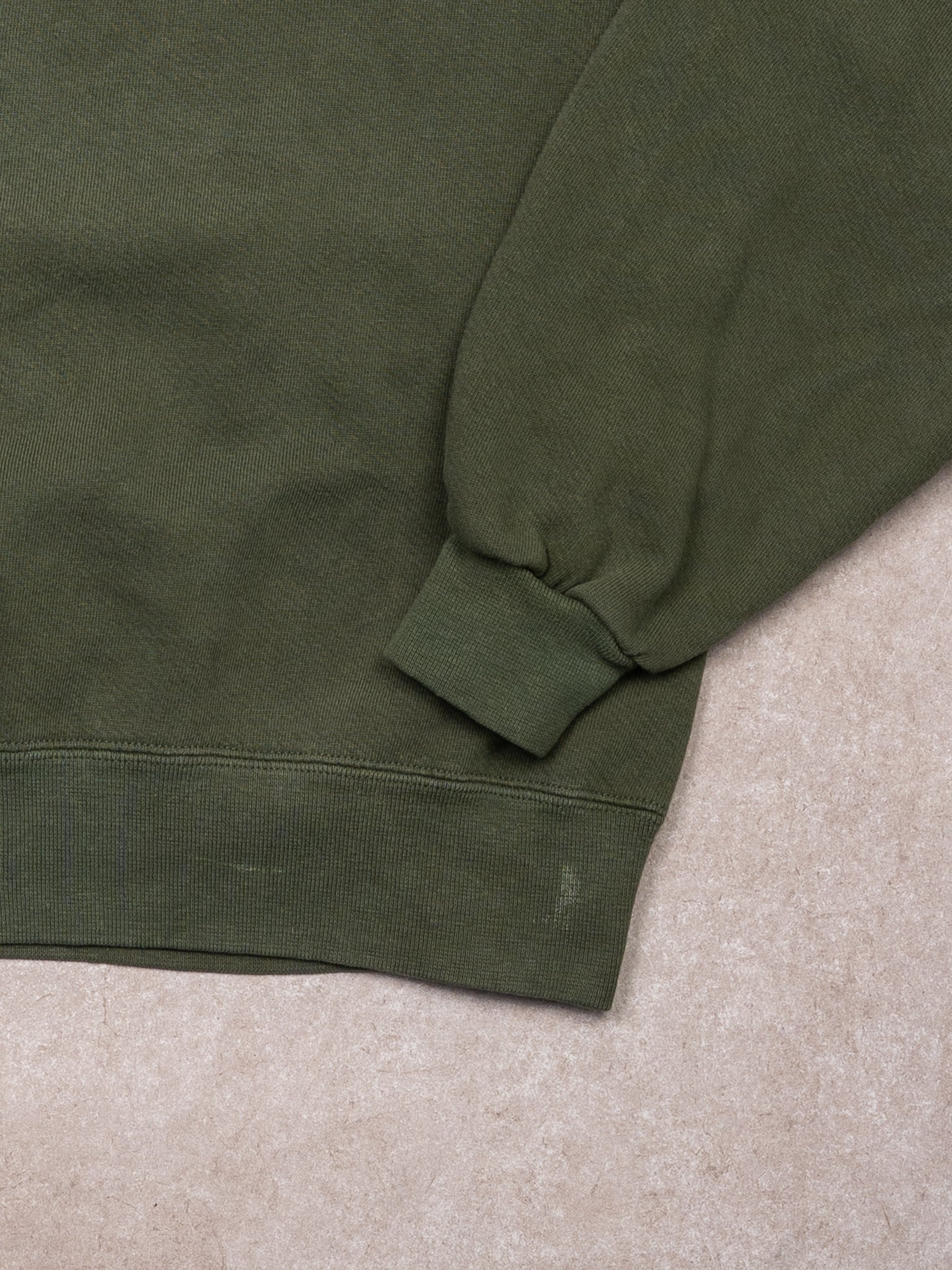 Vintage RARE 90s Moss Green LL Bean x Russell Athletics Turtleneck Sweater (S)