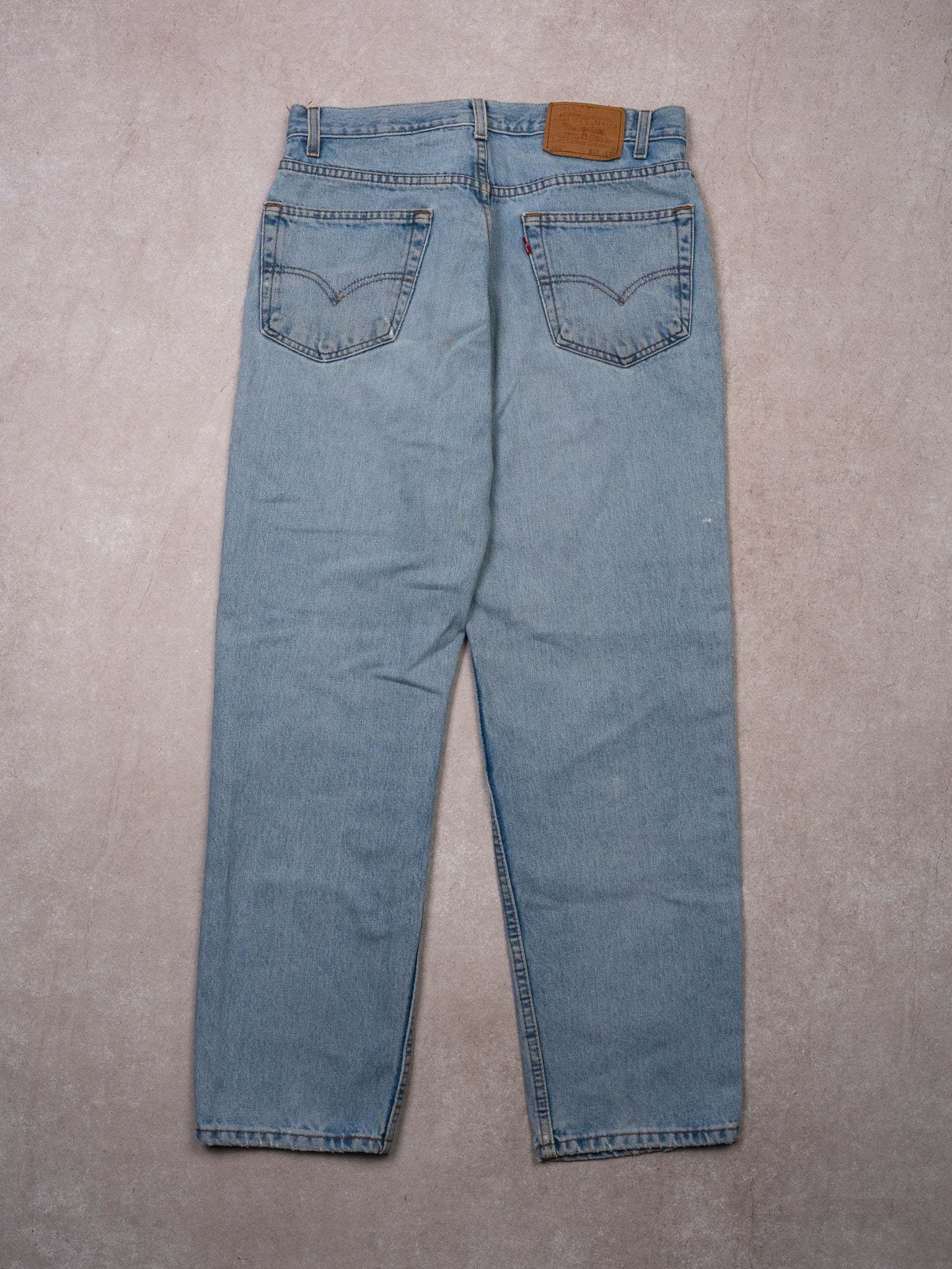 Vintage 90s Light Blue Relax Fit Levi 550 Jeans (32X30)