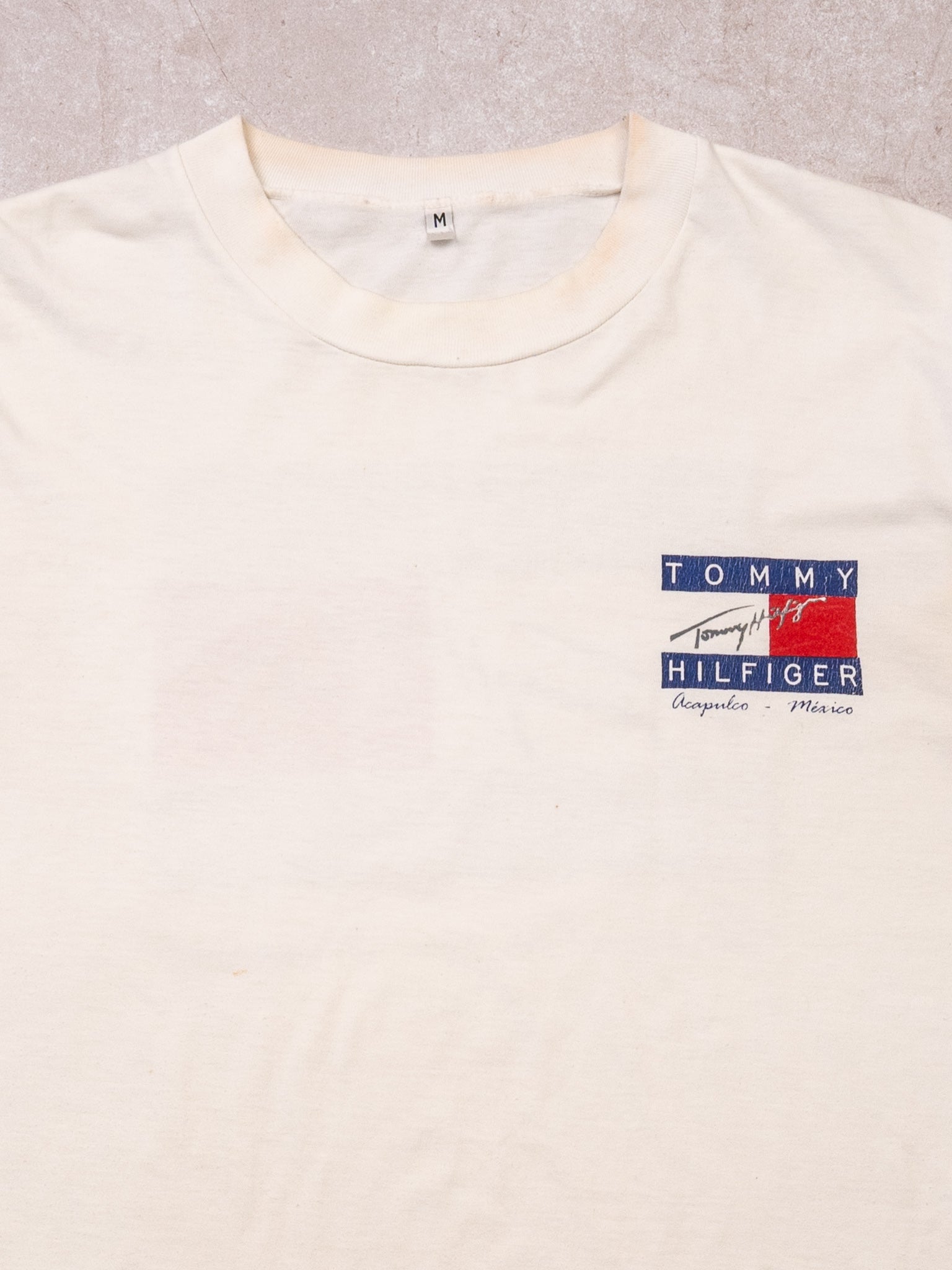 Vintage 90s Rugged Tommy Acapulco Mexico Tee (M)