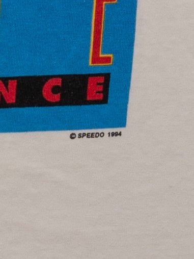 Vintage '94 White Speedo Make It Last Single Stitch Tee (S)