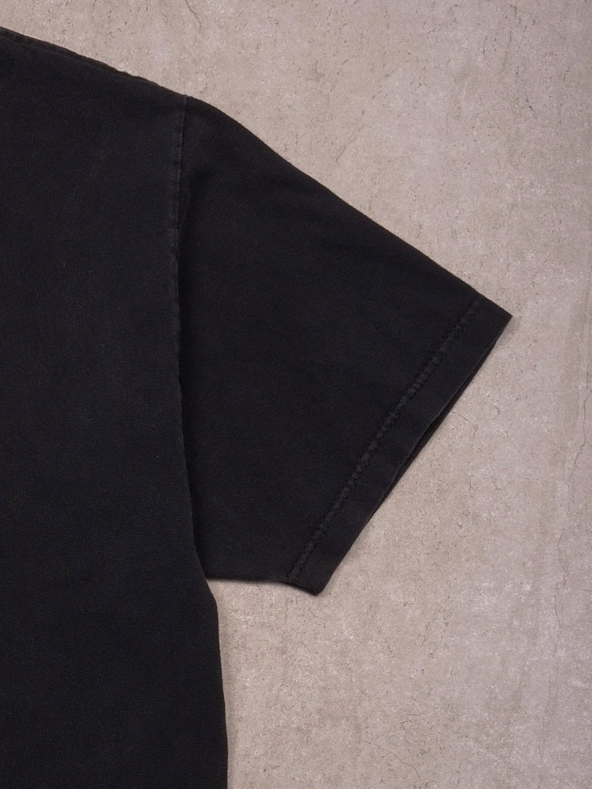 Vintage Faded Black Nike Basketball Tee (L/XL)