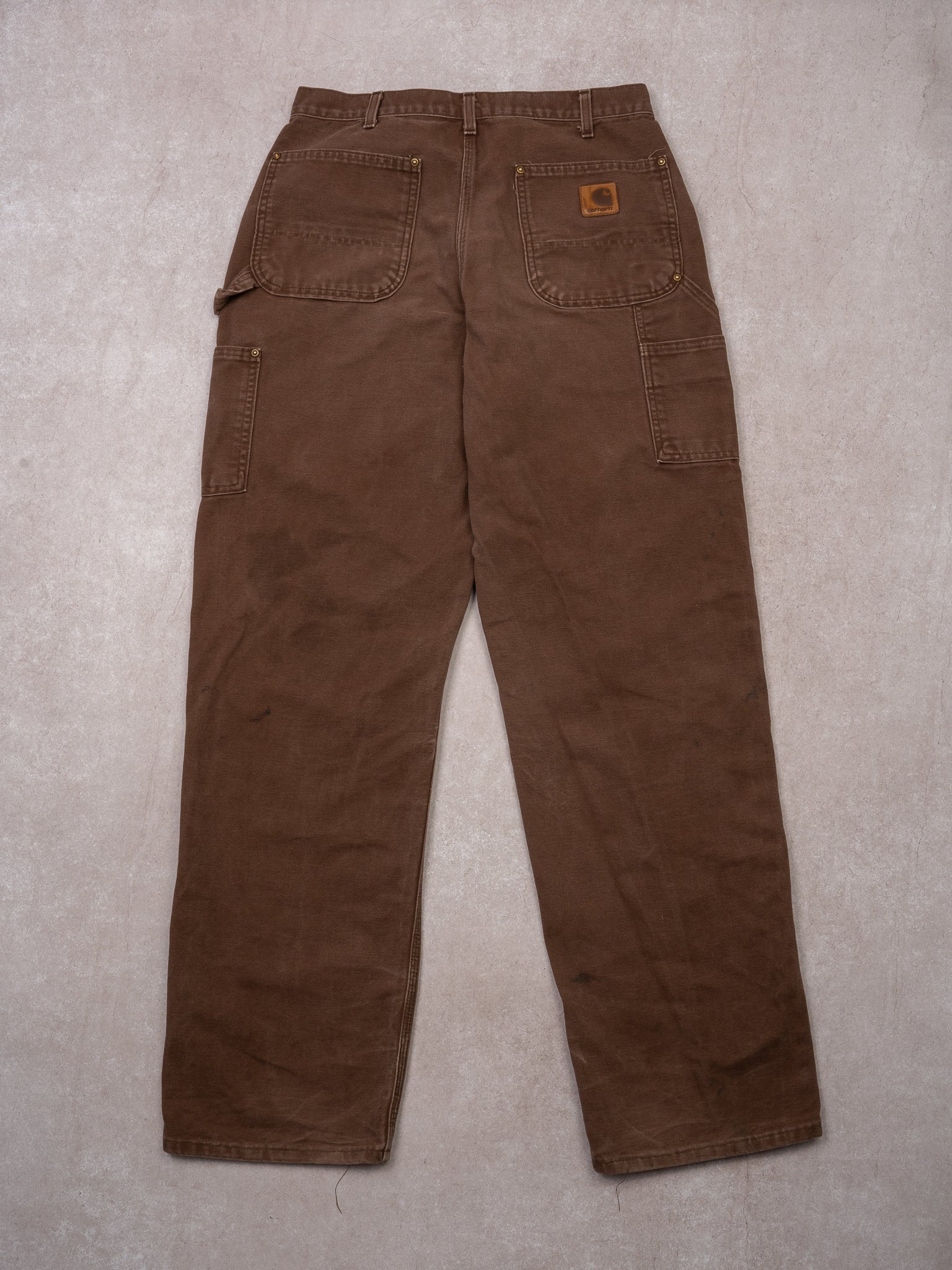 Vintage 90s Brown Double Knee Cargo Pants (32 x 34)