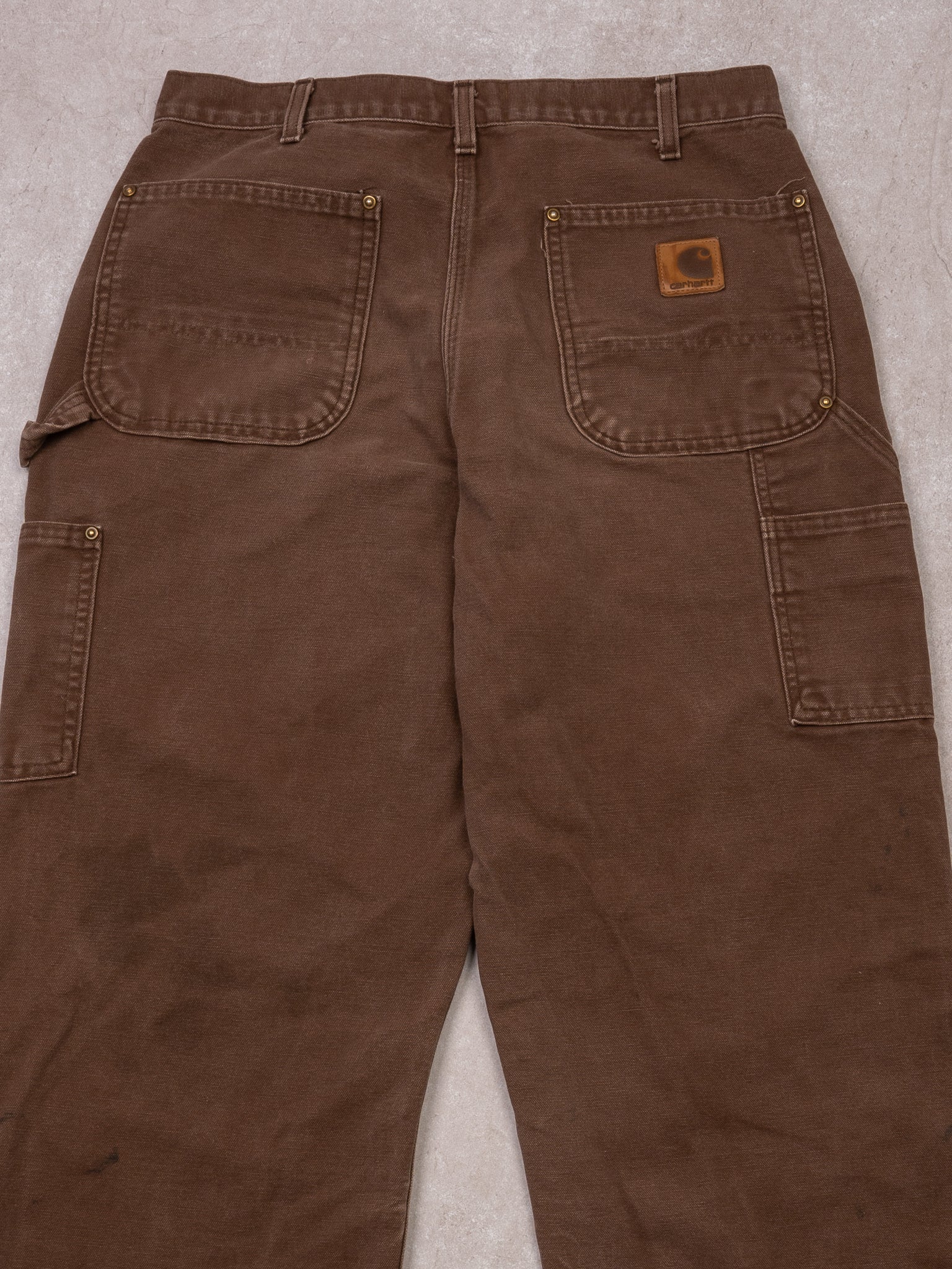 Vintage 90s Brown Double Knee Cargo Pants (32 x 34)