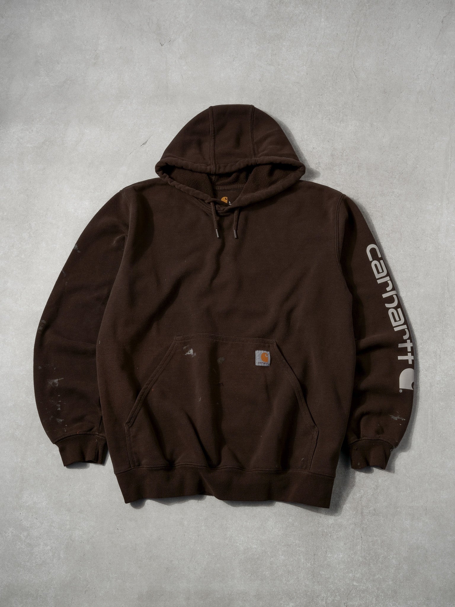 Vintage Y2K Brown Original Fit Carhartt Blank Hoodie (XL) – Rebalance ...