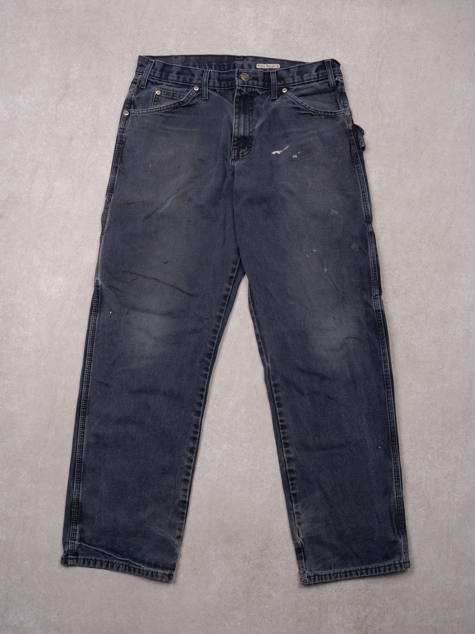 Vintage Dickies Washed Blue Carpenter Pants (32x31)