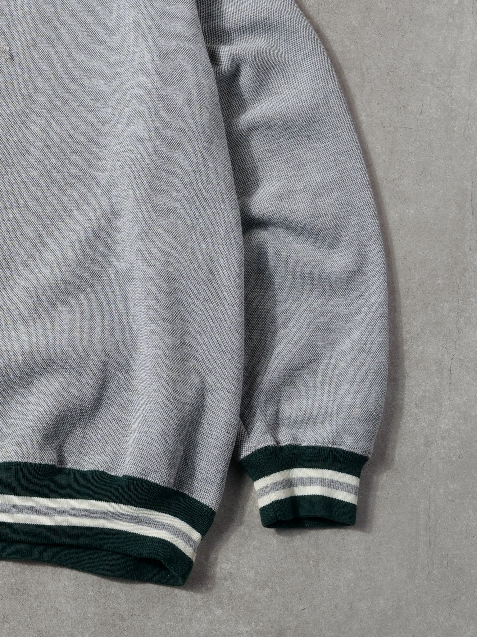 Vintage 90s Grey and Green Michigan State Spartans Crewneck (L)